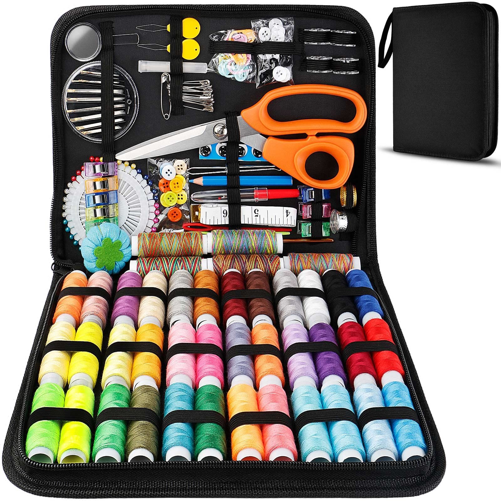 Large Sewing Kit, 200 Premium Sewing Supplies, 41 XL Thread Spools, Suitable ... Large Sewing Kit, 200 Premium Sewing Supplies, 41 XL Thread Spools, Suitable ...