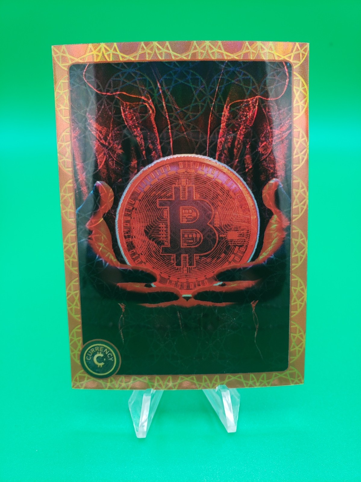 2024 Cardsmiths Currency S4 #70 Bitcoin ORANGE Gemstone Refractor /149 Clean