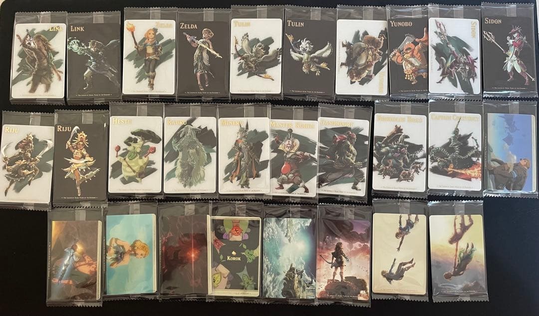 The Legend of Zelda Tears of the Kingdom Twin Wafer 28 Card Complete Set