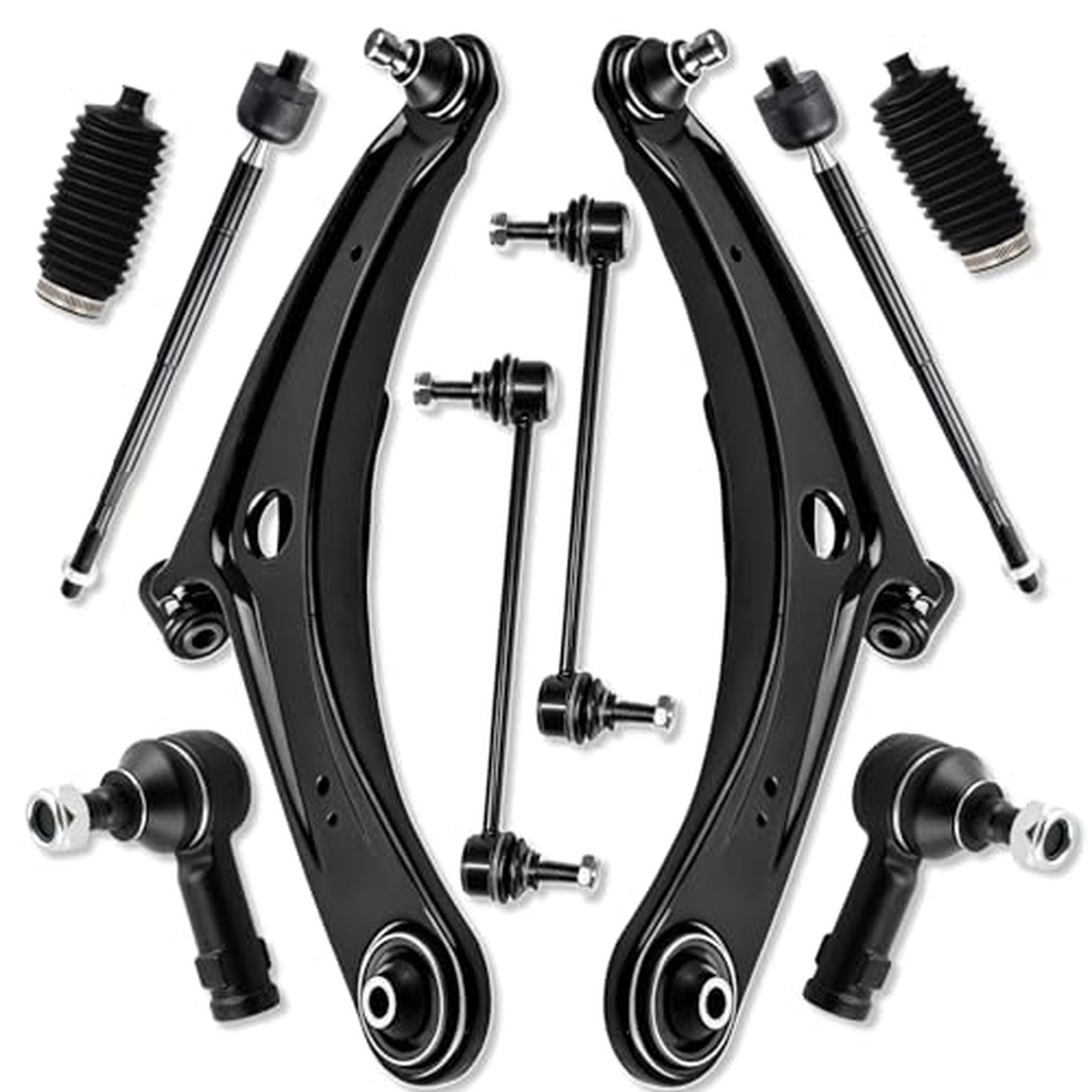 10PC Front Lower Control Arm Suspension Kit for Mitsubishi Outlander 2007 200... 10PC Front Lower Control Arm Suspension Kit for Mitsubishi Outlander 2007 200...