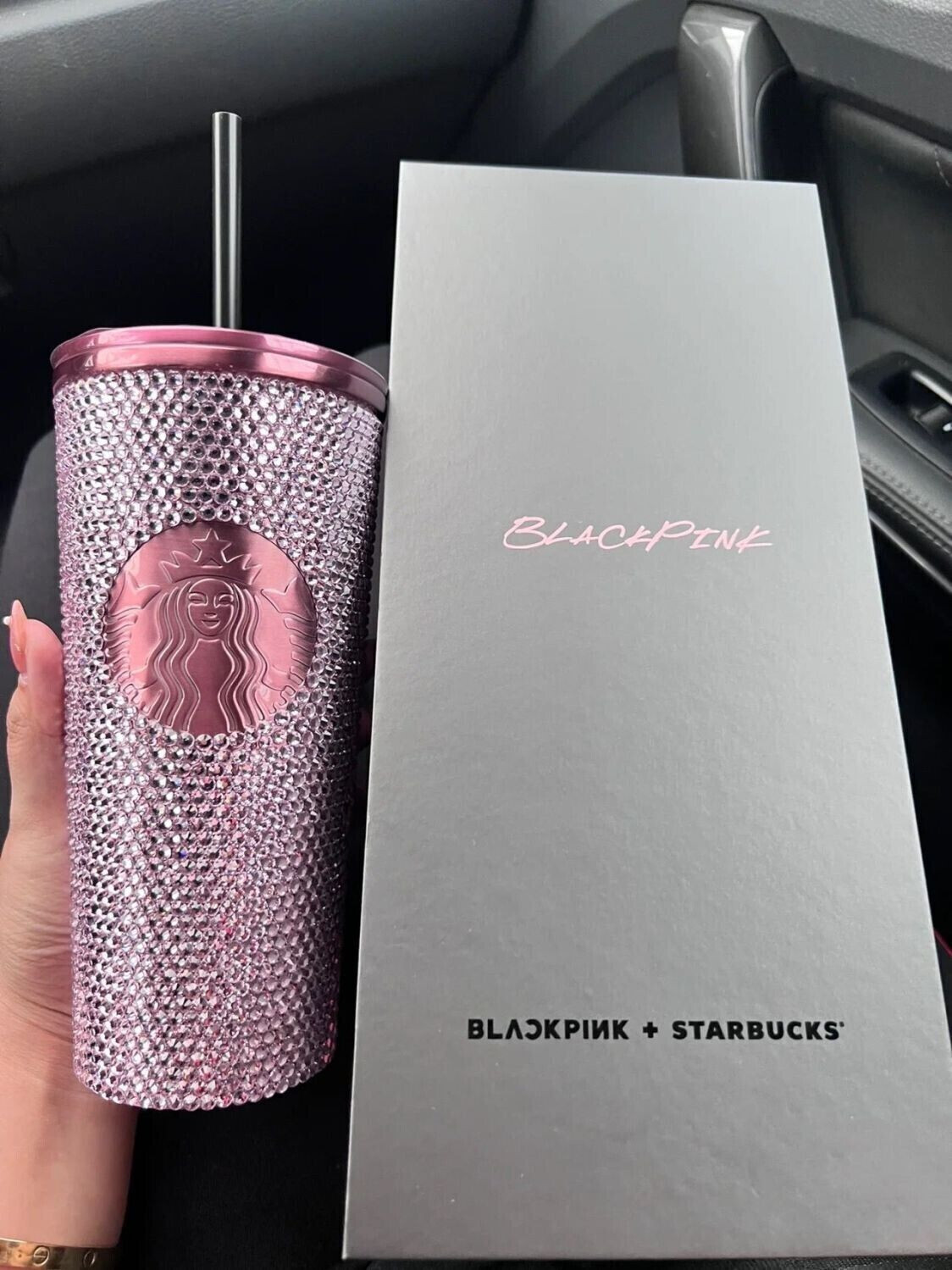 2023 Starbucks x Blackpink Rhinestone Bling Rose Gold Tumbler New 2023 Starbucks x Blackpink Rhinestone Bling Rose Gold Tumbler New