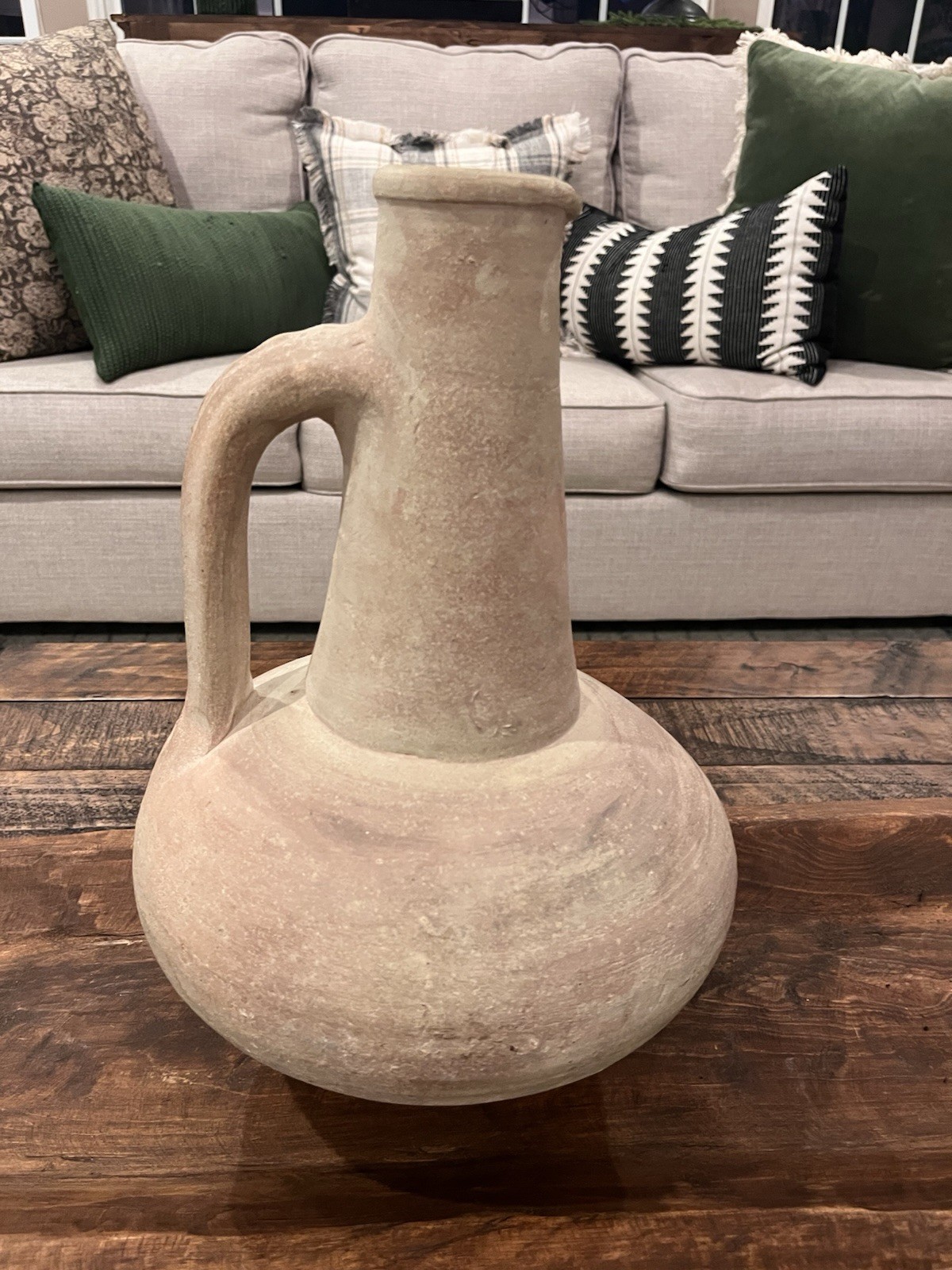 Rare Ancient Greek Hellenistic Lagynos - Terracotta Wine Jug