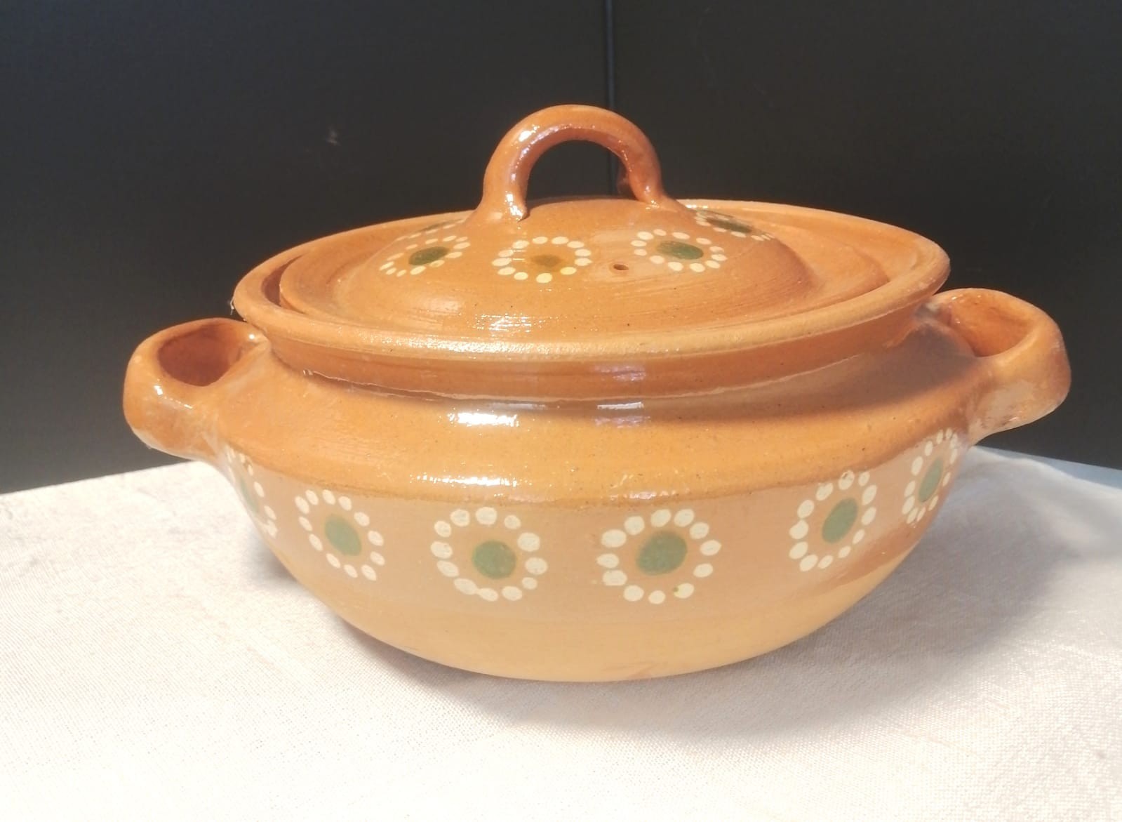 Cazuela de Barro con Tapa terracota Clay Cooking Pot w Lid Mexican Pottery Cazuela de Barro con Tapa terracota Clay Cooking Pot w Lid Mexican Pottery