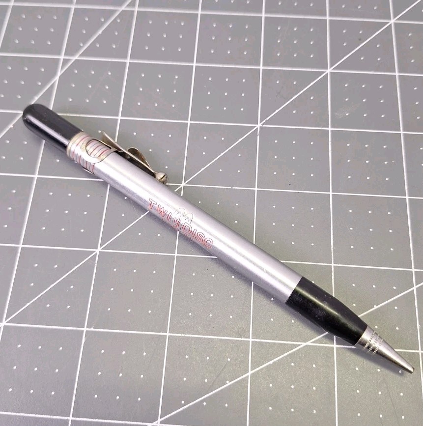 Vintage Advertising Penciliter Twin Disc Clutch Co