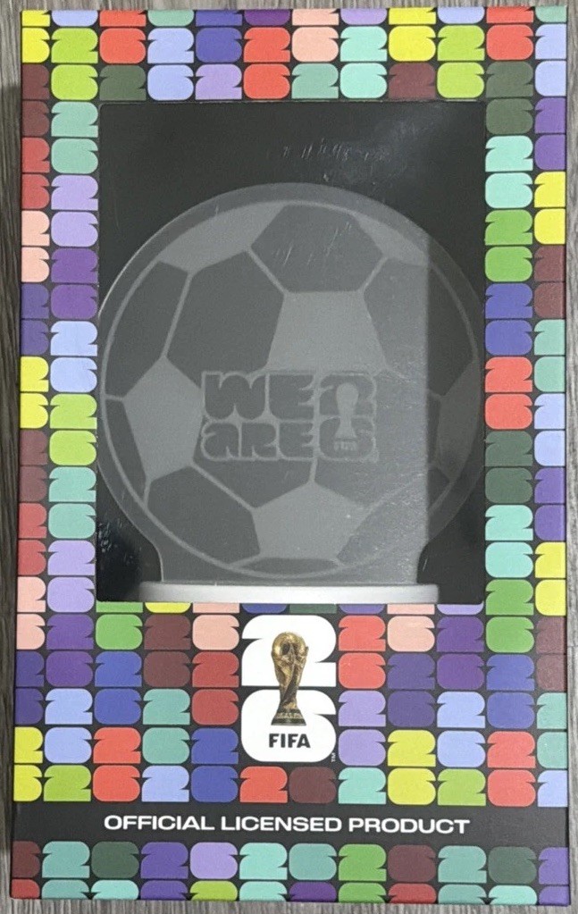 FIFA World Cup 2026 - Soccer Ball - Acrylic LED Light Lamp - NEW IN BOX