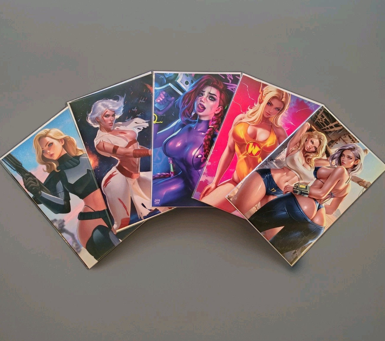 WAIFU CHRONICLES Set of 5 Different Cover D Variant Cosplay Comic Books (Lot 5) WAIFU CHRONICLES Set of 5 Different Cover D Variant Cosplay Comic Books (Lot 5)