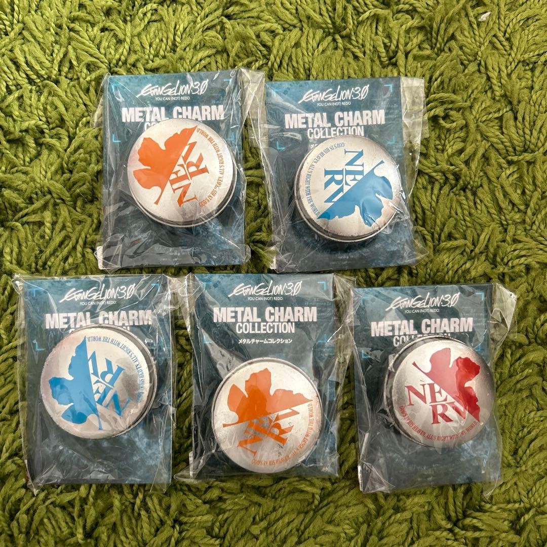 Evangelion 3.0 Metal Charm Set 5 Pieces