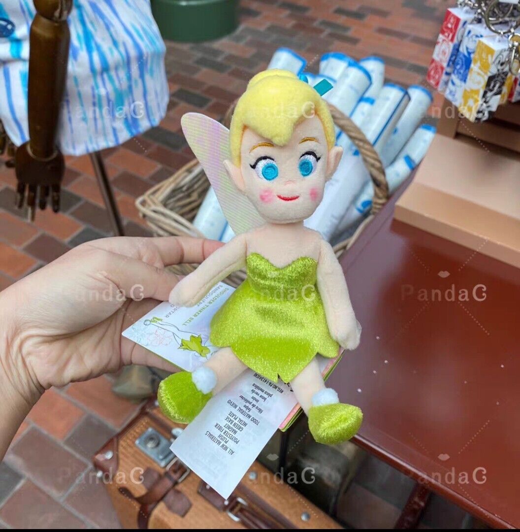 Authentic Disney Tinker Bell from Peter Pan Shoulder Pal Magnetic  Plush Doll