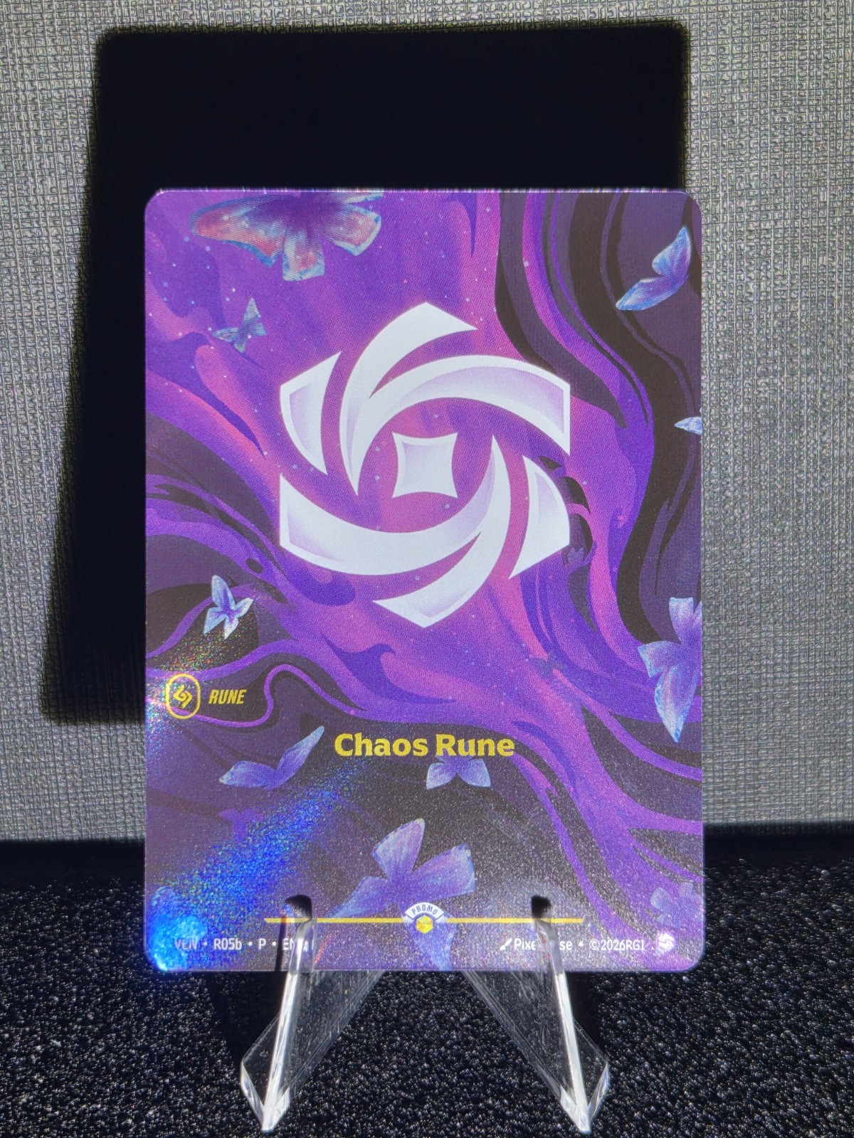 Riot Games League of Legends Rune Chaos Rune Holographic Card R05b 2026