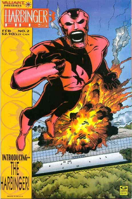 Harbinger Files #2 VF/NM; Valiant | w/Bag+Board