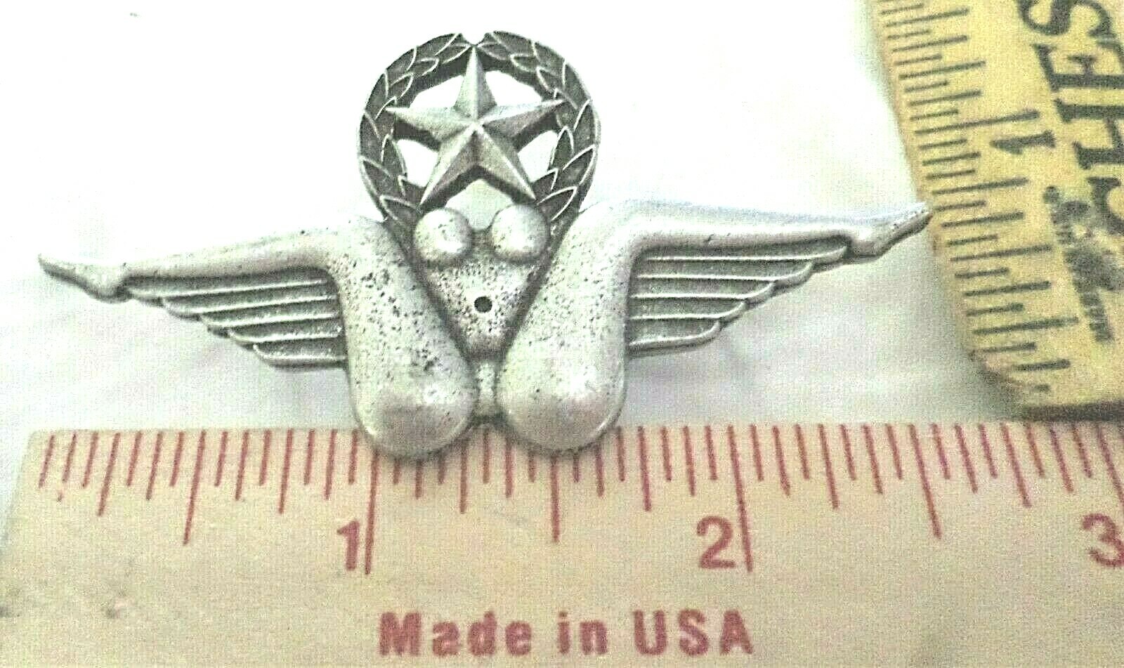 BUSH PILOT pin vintage military collectible biker vest \ BUSH PILOT pin vintage military collectible biker vest \