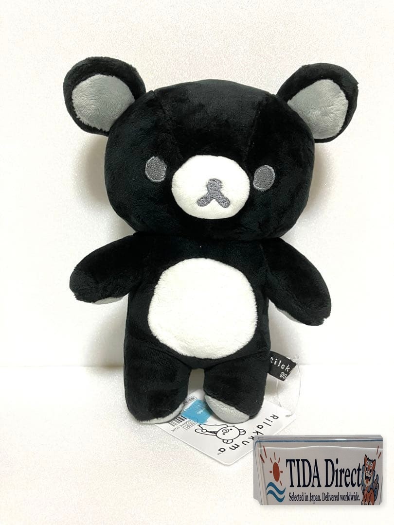 San-X Rilakkuma BASIC MONOCHROME Plush MV74101 Black Bear Limited Japan 2026 NEW