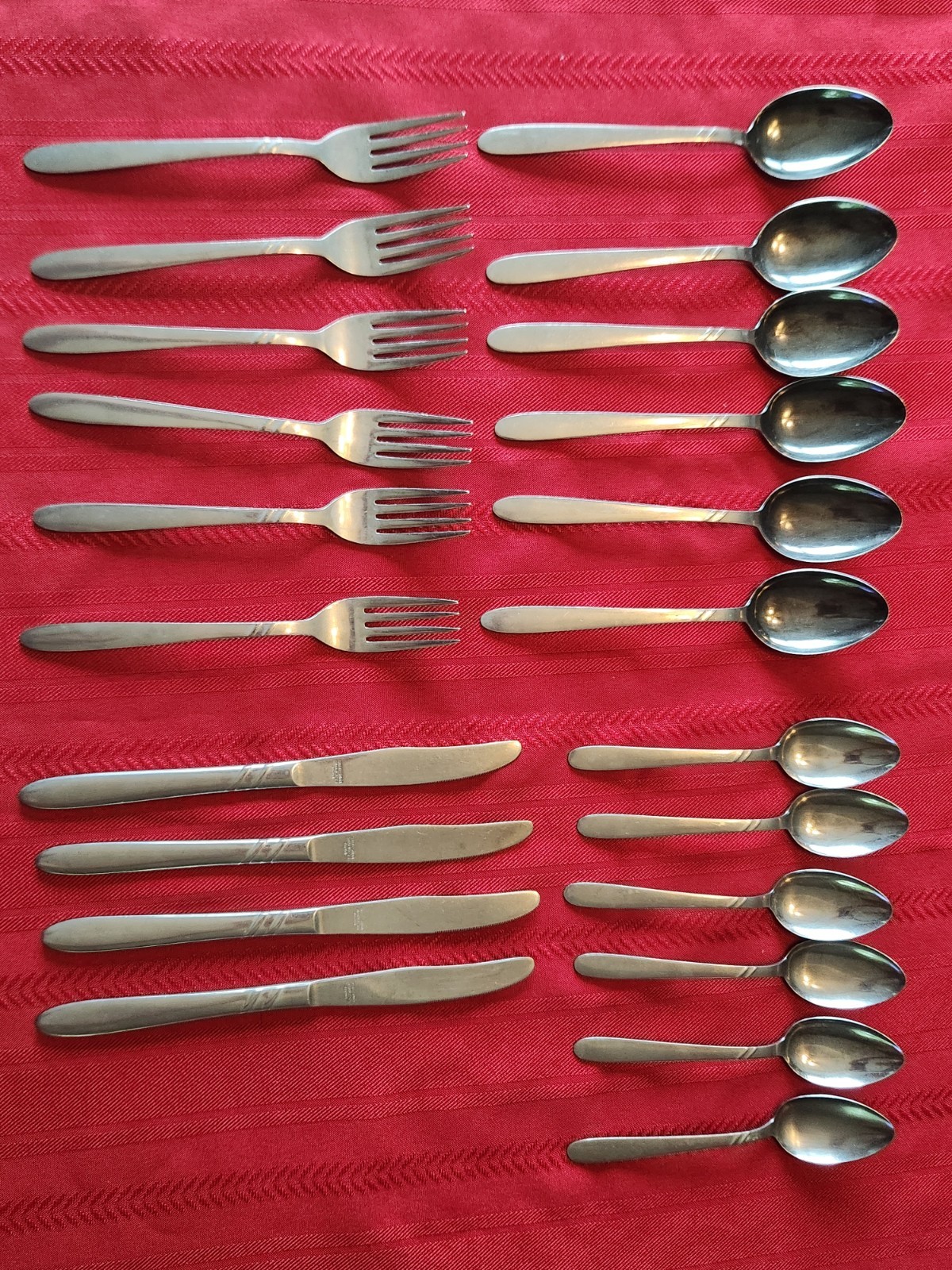 Vtg Cosmos STATESMAN 1966 Stainless Steel Lot of 22 Pcs Silverware Replacement Vtg Cosmos STATESMAN 1966 Stainless Steel Lot of 22 Pcs Silverware Replacement