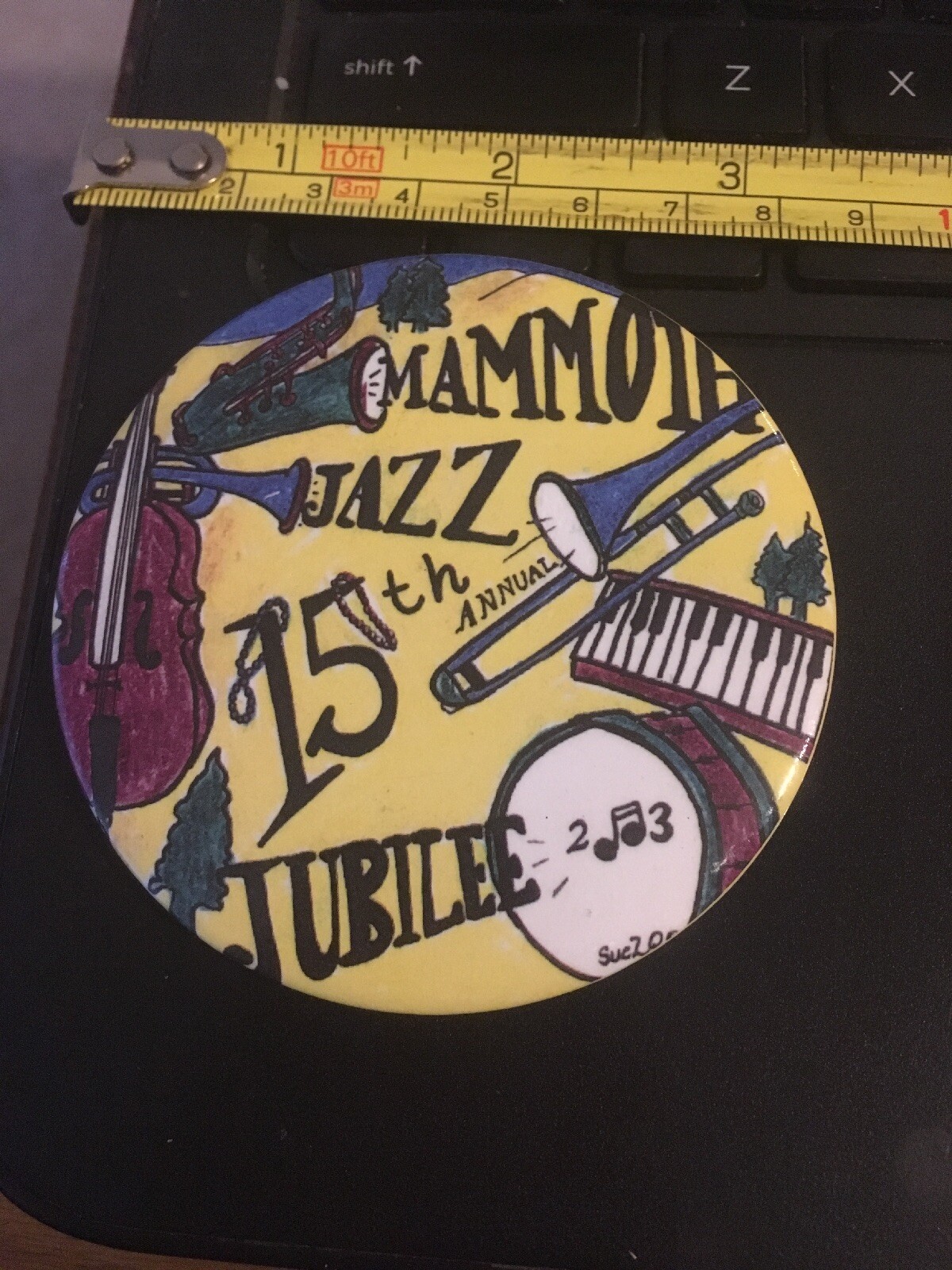 Vintage Pin - Mammoth Jazz, 15th Avenue Jubilee