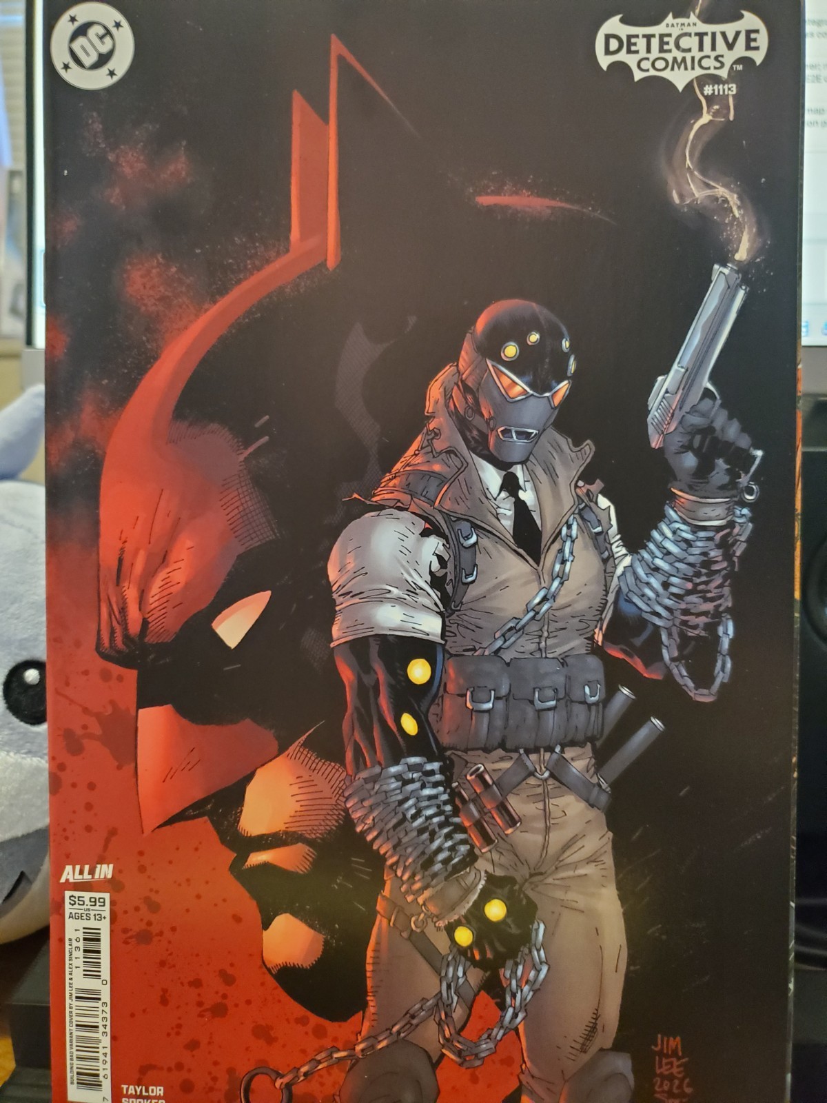 DETECTIVE COMICS #1113 JIM LEE BUILDING BAD VARIANT RHETORIC FIRST APP BATMAN🔑 DETECTIVE COMICS #1113 JIM LEE BUILDING BAD VARIANT RHETORIC FIRST APP BATMAN🔑