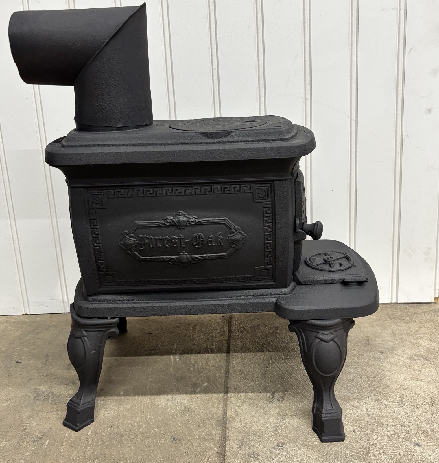 Antique Forest Oak No. 6 1882 1883 Cast Iron Stove RARE Twin Cities Single Year