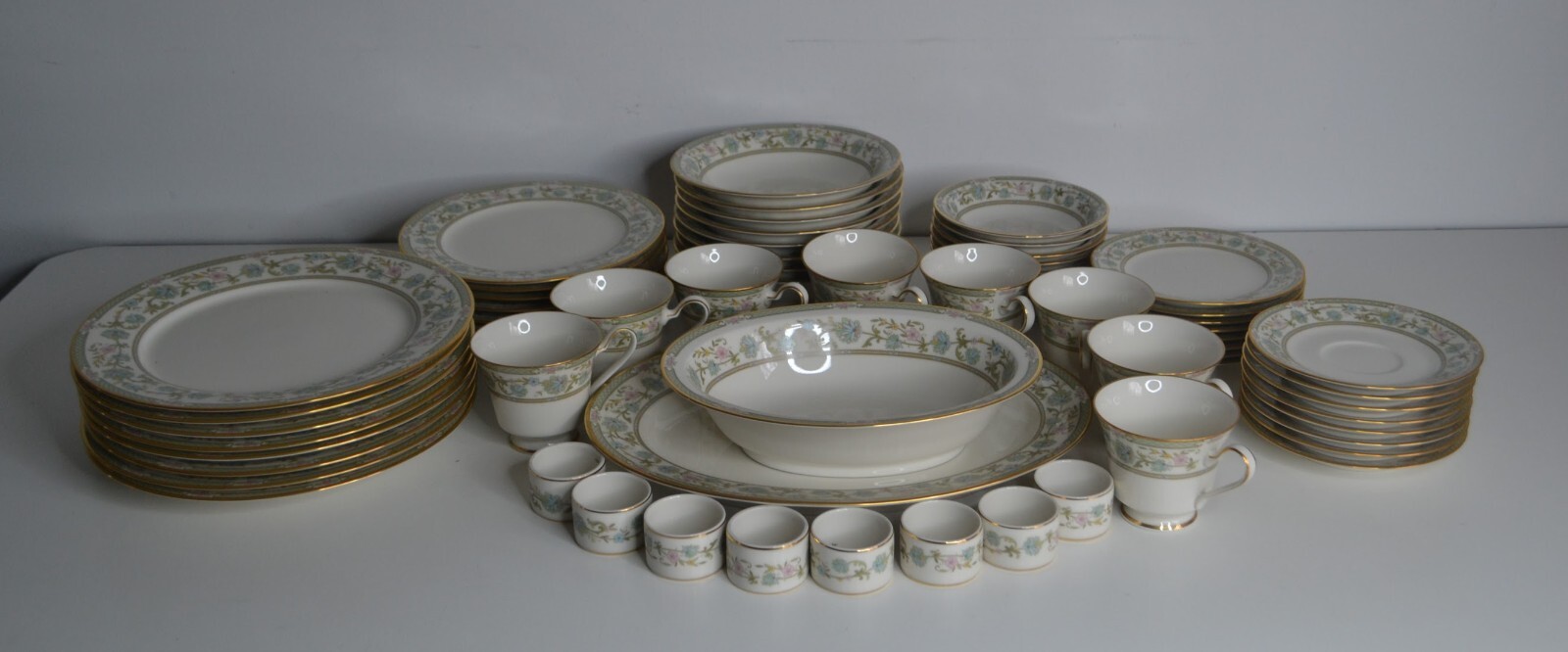 MIYOSHI Noritake Ivory China Japan #7194 Complete 8 pc Set w Other Come L@@K MIYOSHI Noritake Ivory China Japan #7194 Complete 8 pc Set w Other Come L@@K