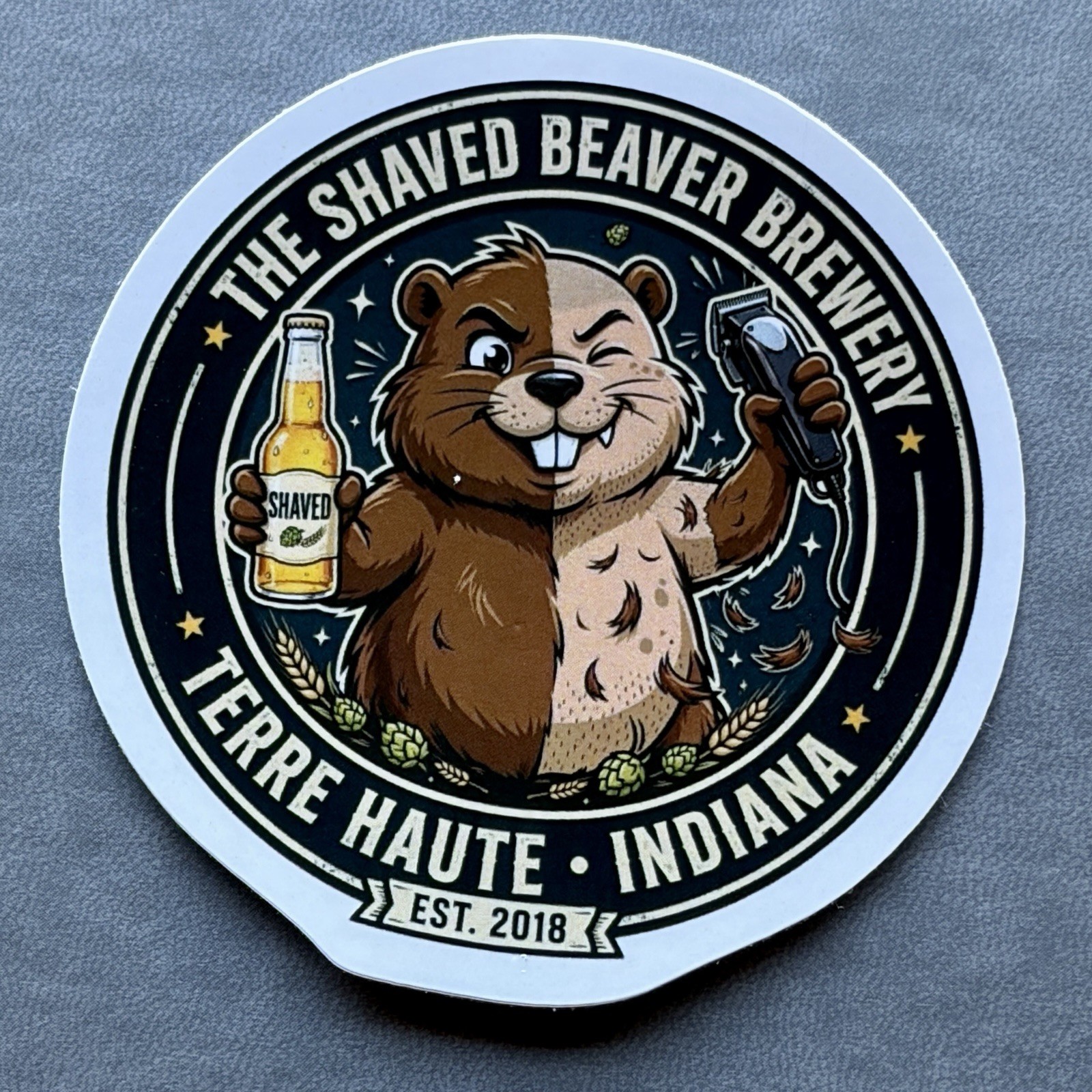 Big Beaver Brewing Company STICKER decal craft Brewery Micro Beer 3” Vinyl Big Beaver Brewing Company STICKER decal craft Brewery Micro Beer 3” Vinyl