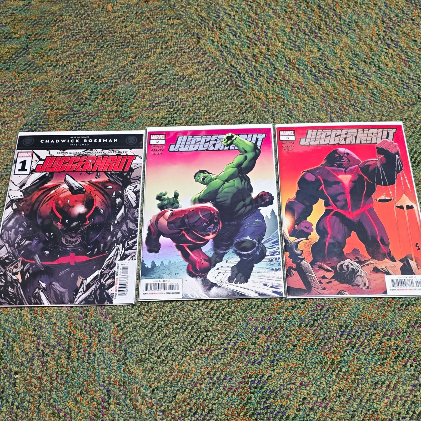 Juggernaut 1-5 Complete Set Fabian Nicieza Ron Garney
