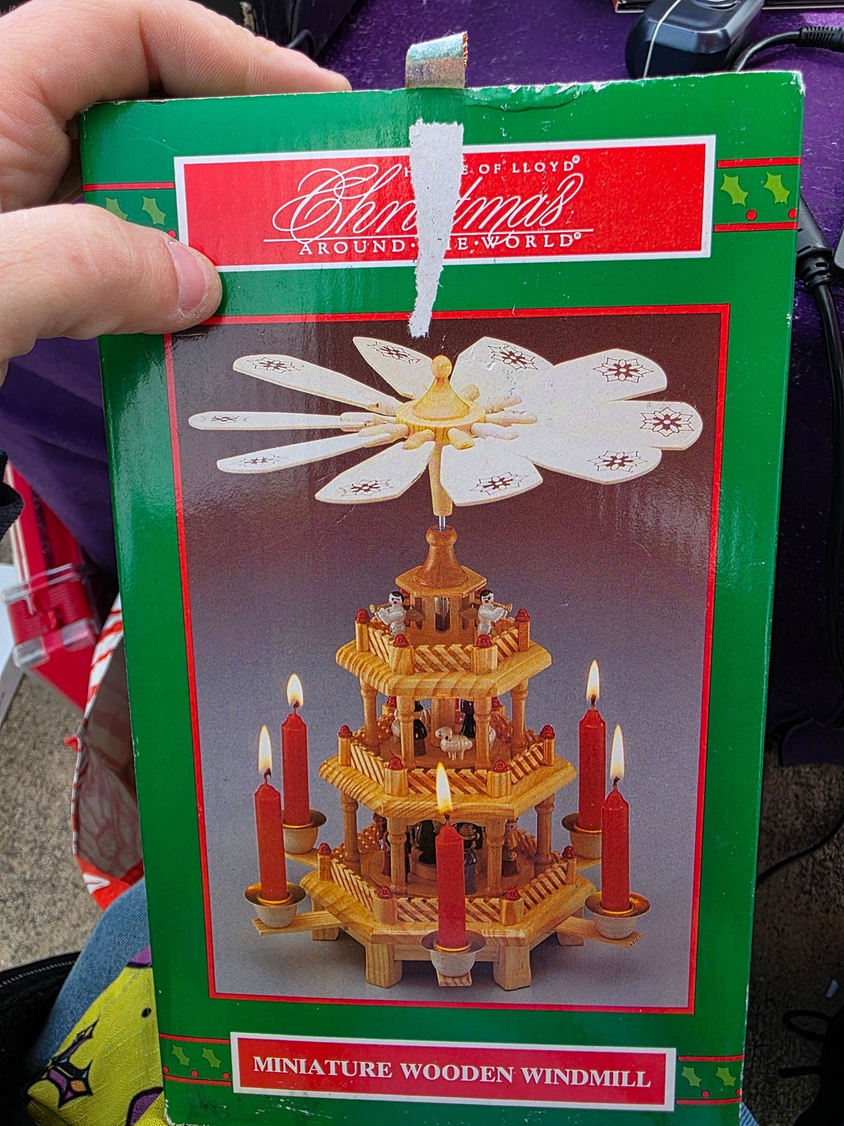House of Lloyd Christmas Around the World Miniature Wooden Windmill House of Lloyd Christmas Around the World Miniature Wooden Windmill