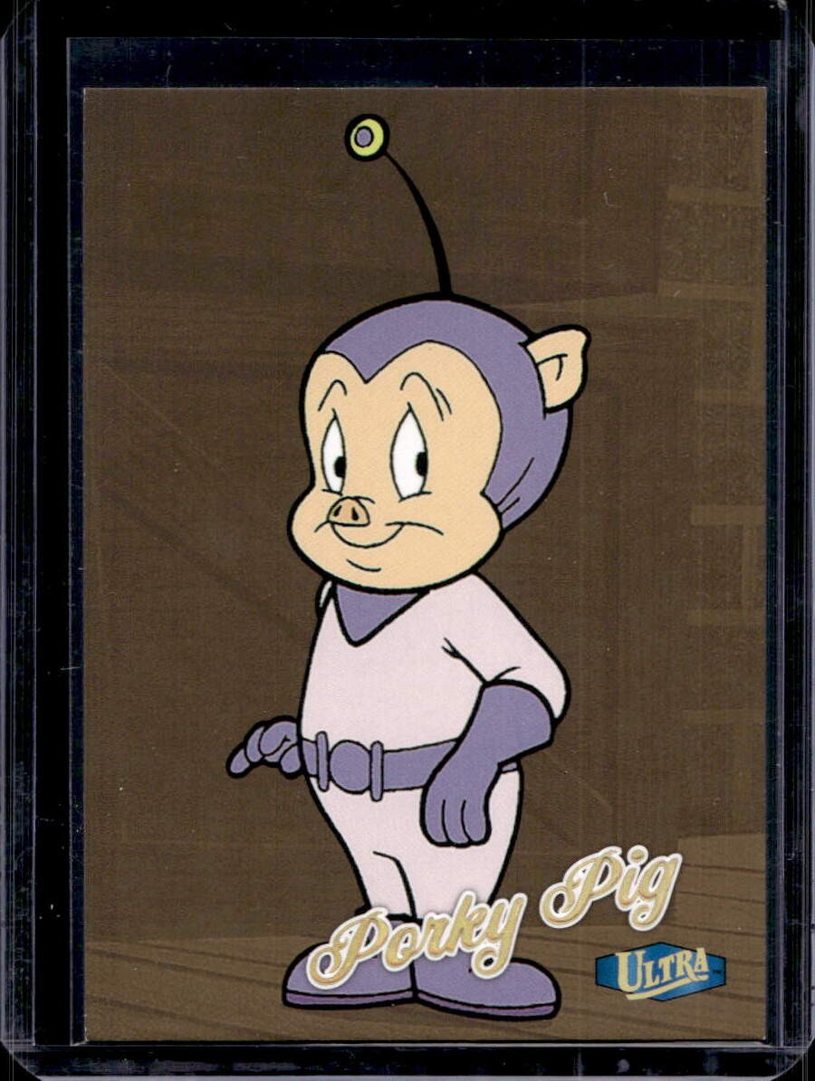 Porky Pig 2024 Fleer Retro Looney Tunes #U-37 Ultra Gold Medallion /100 Porky Pig 2024 Fleer Retro Looney Tunes #U-37 Ultra Gold Medallion /100