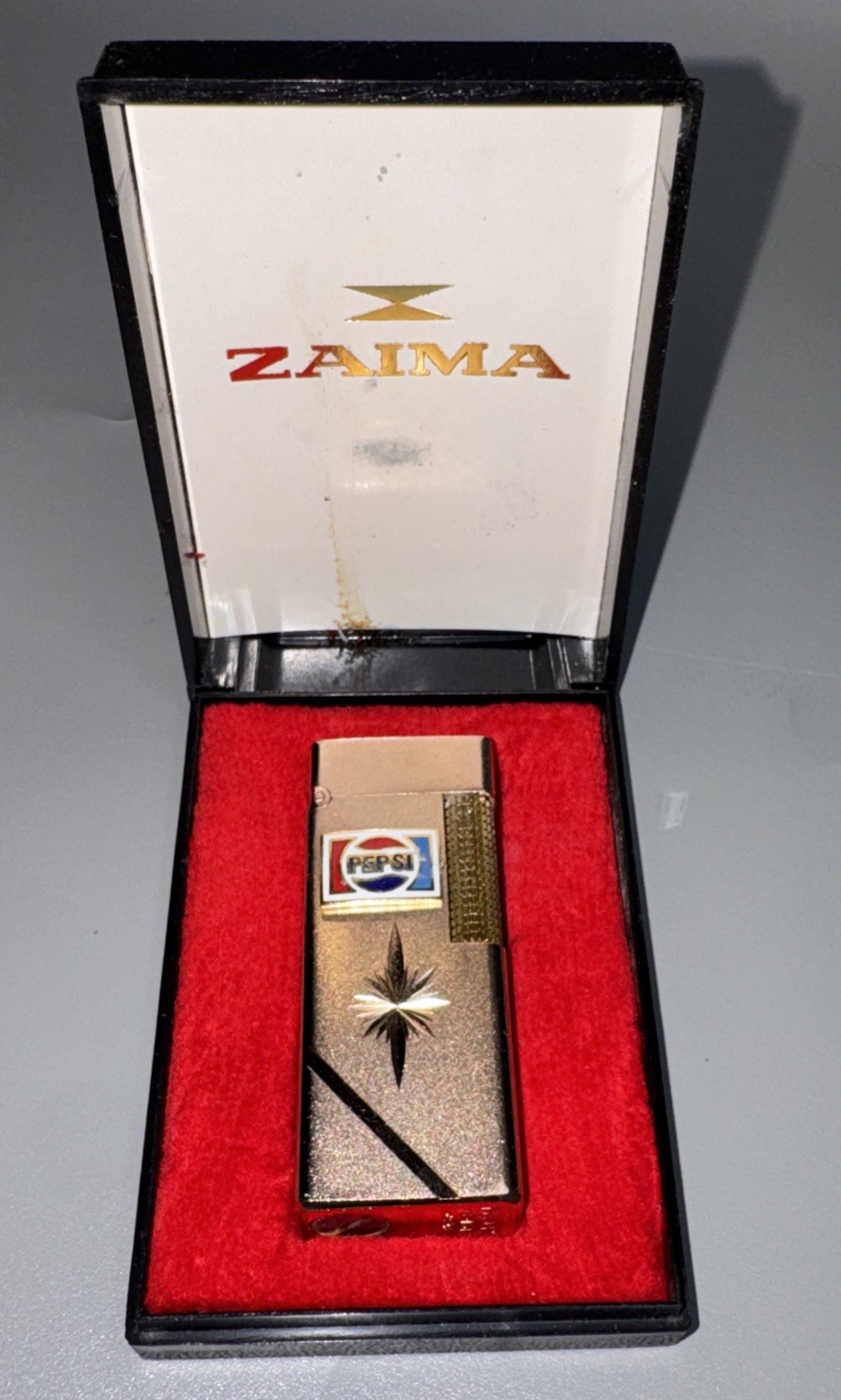 Vintage New ZAIMA NESOR C -151 PEPSI COLA Advertising Lighter Japan Vintage New ZAIMA NESOR C -151 PEPSI COLA Advertising Lighter Japan