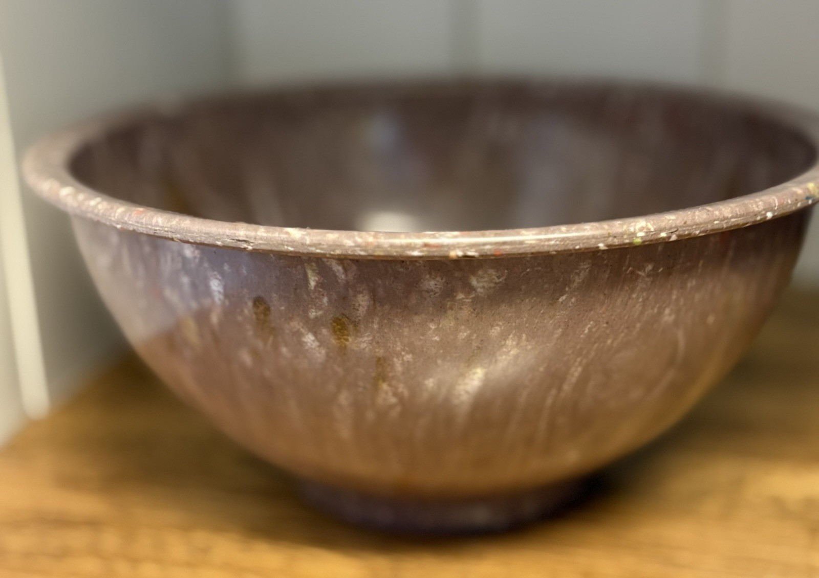 Vintage Texas Ware #118 Confetti Splatter Melamine Bowl