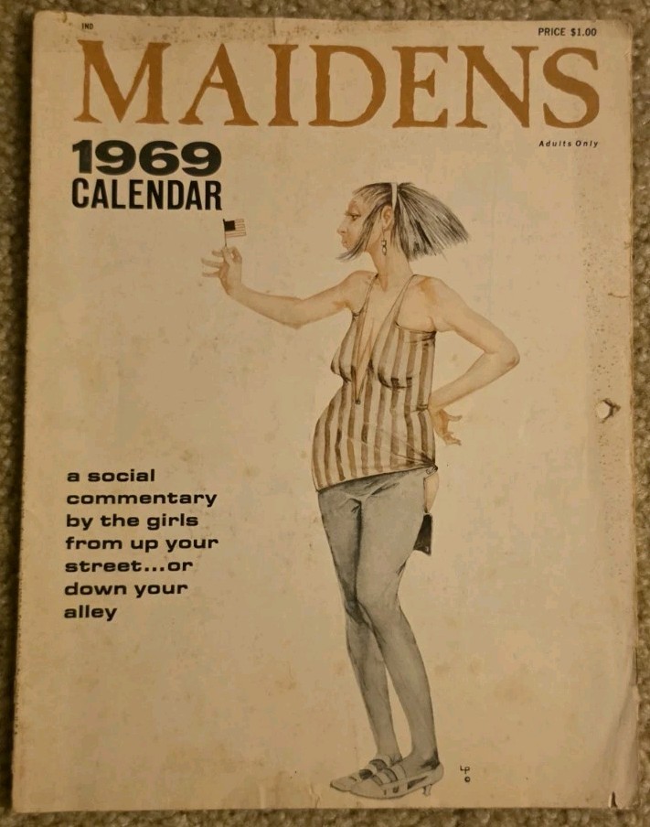 The 1969 Maidens Calendar Vintage Rare 👀 The 1969 Maidens Calendar Vintage Rare 👀