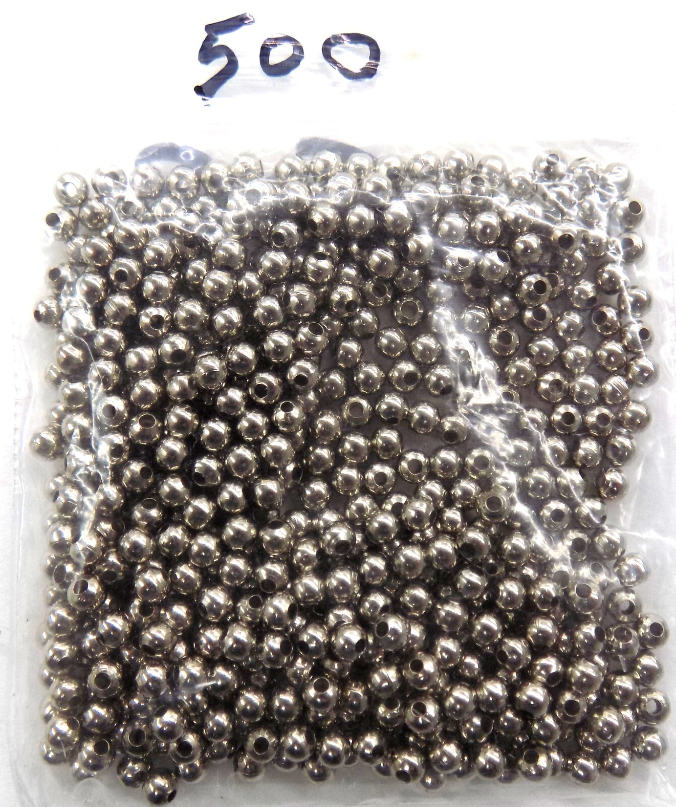 500ct Metal African Trade BEADS 5/32