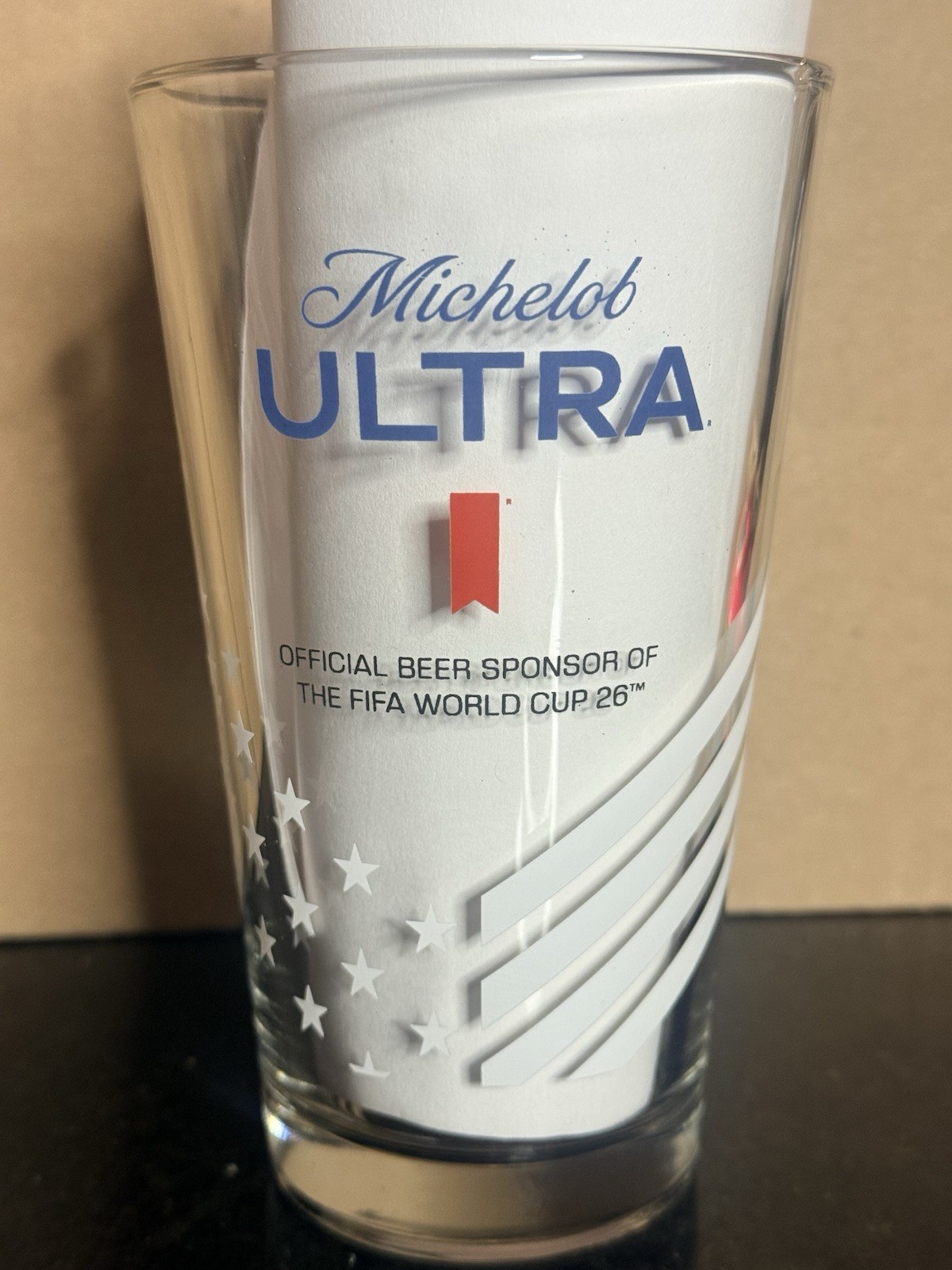 The FIFA World Cup “26” Michelob Ultra Mixer Beer Glass 16 Oz