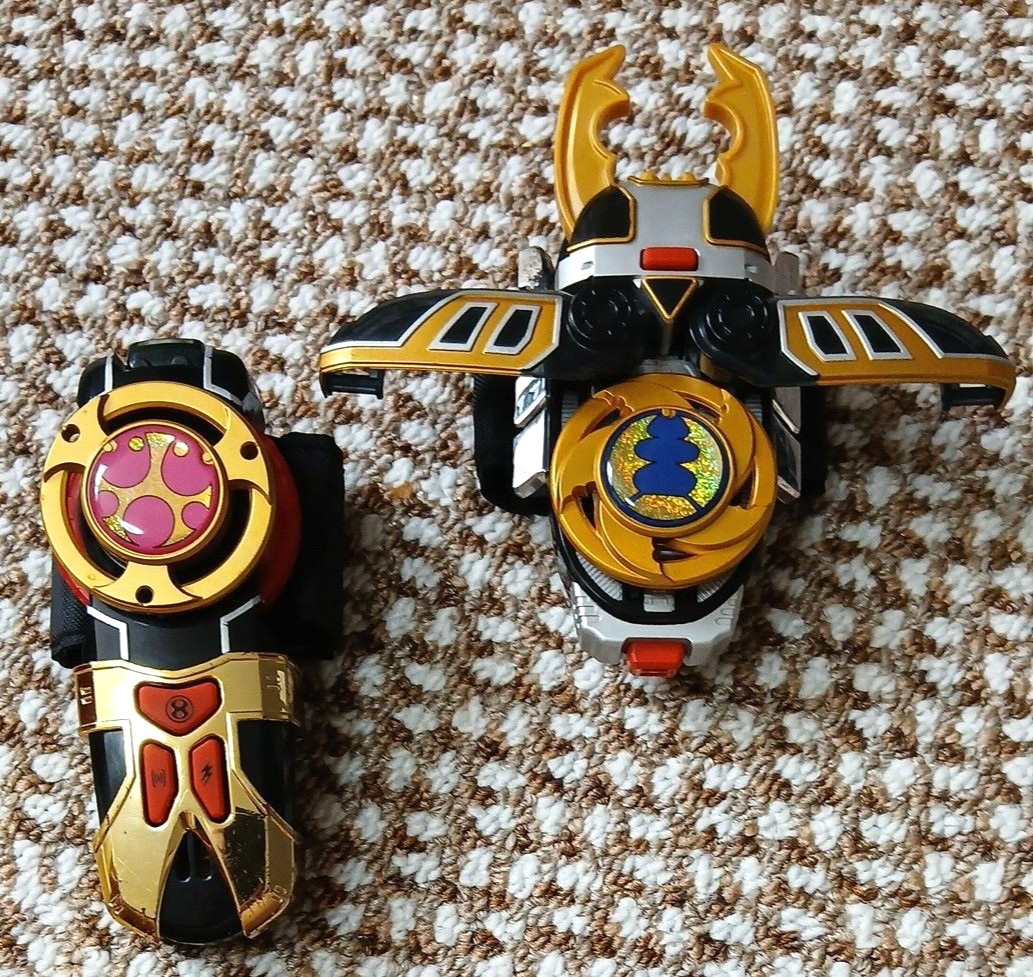 Used Bandai Ninpuu Sentai Hurricaneger DX Hurricane Gyro & Gourai Changer Set