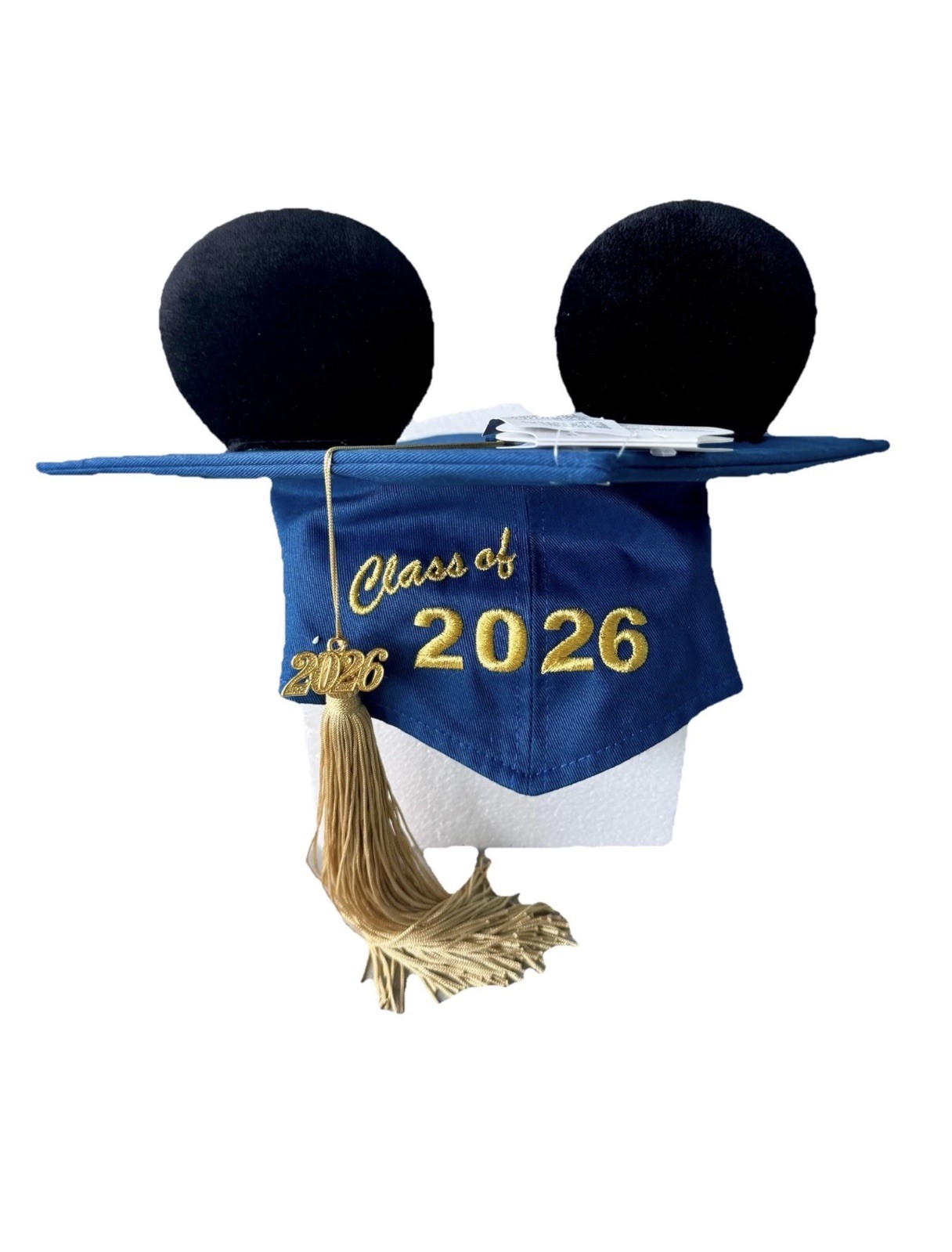 Disney Parks Class Of 2026 Graduation Mortarboard Tassel Cap Mickey Ear Grad Hat Disney Parks Class Of 2026 Graduation Mortarboard Tassel Cap Mickey Ear Grad Hat