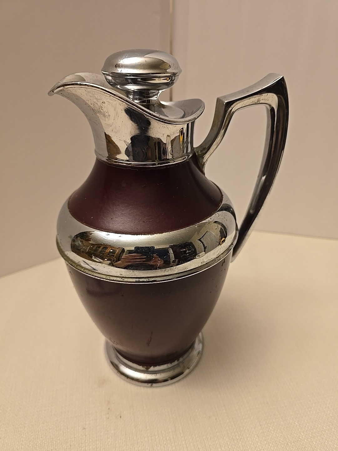 RARE Antique BRYN MAWR HOSPITAL Stanley Insulated WATER PITCHER COFFEE POT ?