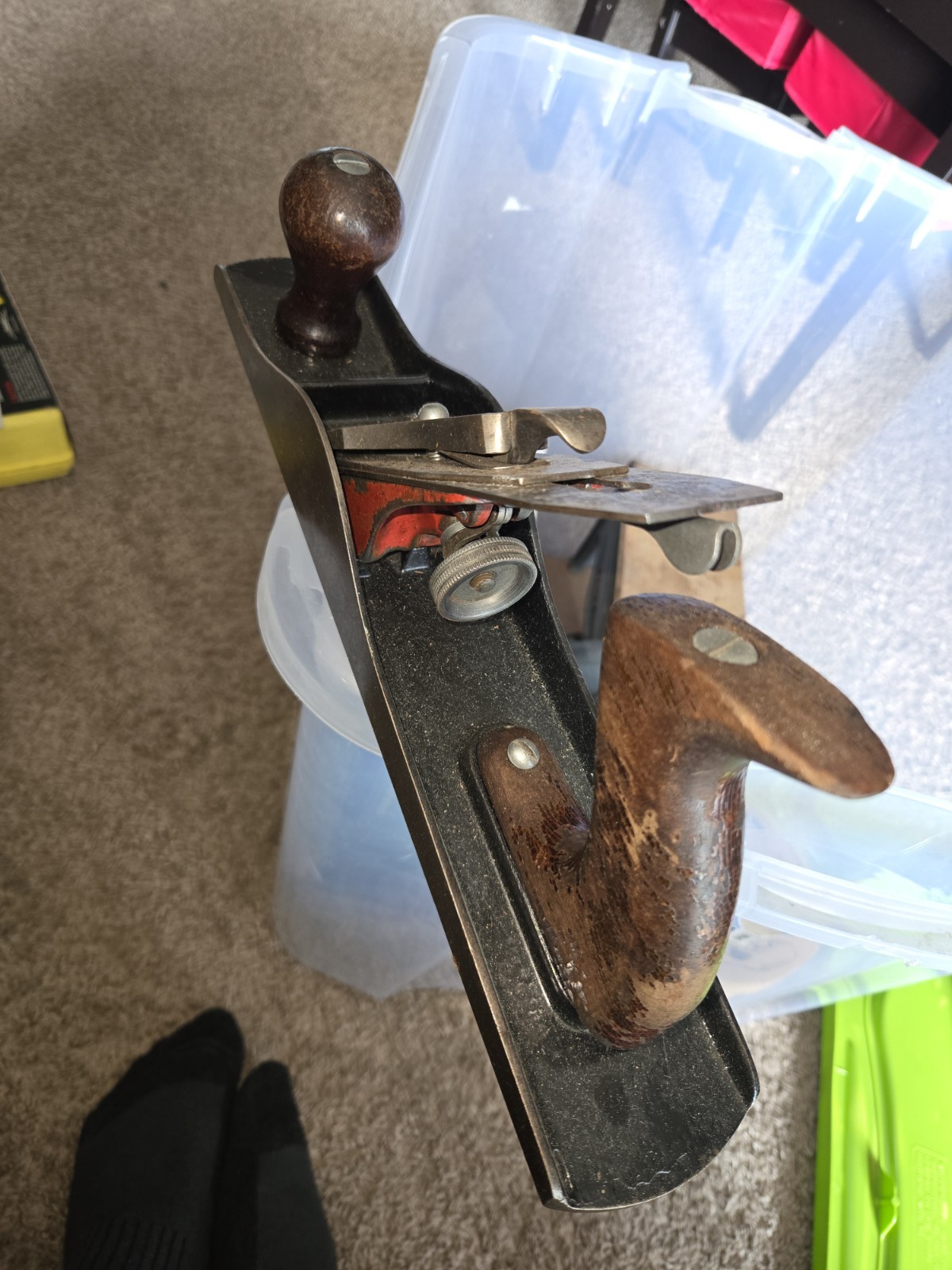 vintage metal bench smoothing plane Keen Kutter