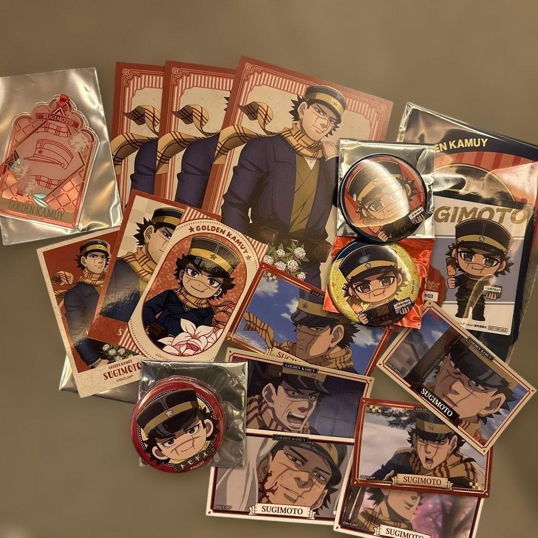Golden Kamuy Saichi Sugimoto Goods Set Japan #4989