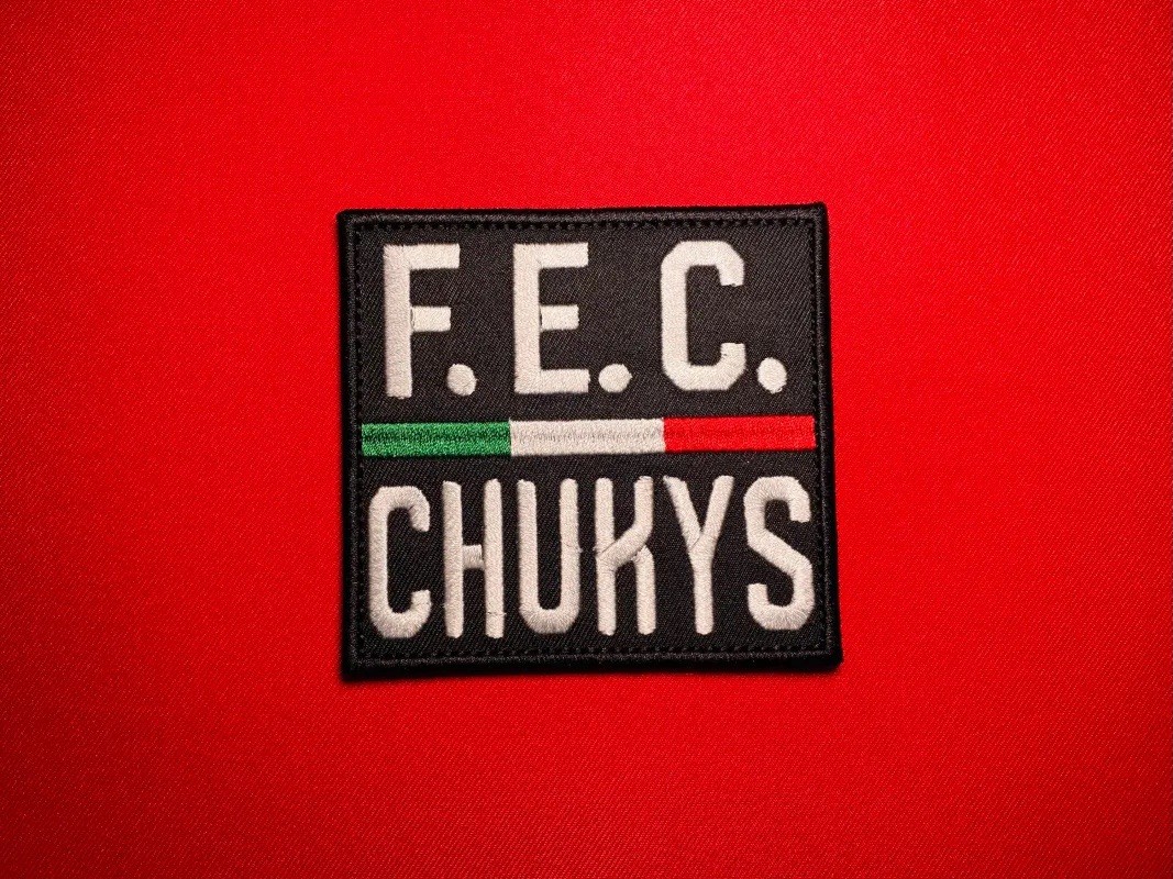 Los Chukys CDN Patch – F.E.C. CHUKYS 3.7×3.5”-Hook and Loop Backing Los Chukys CDN Patch – F.E.C. CHUKYS 3.7×3.5”-Hook and Loop Backing