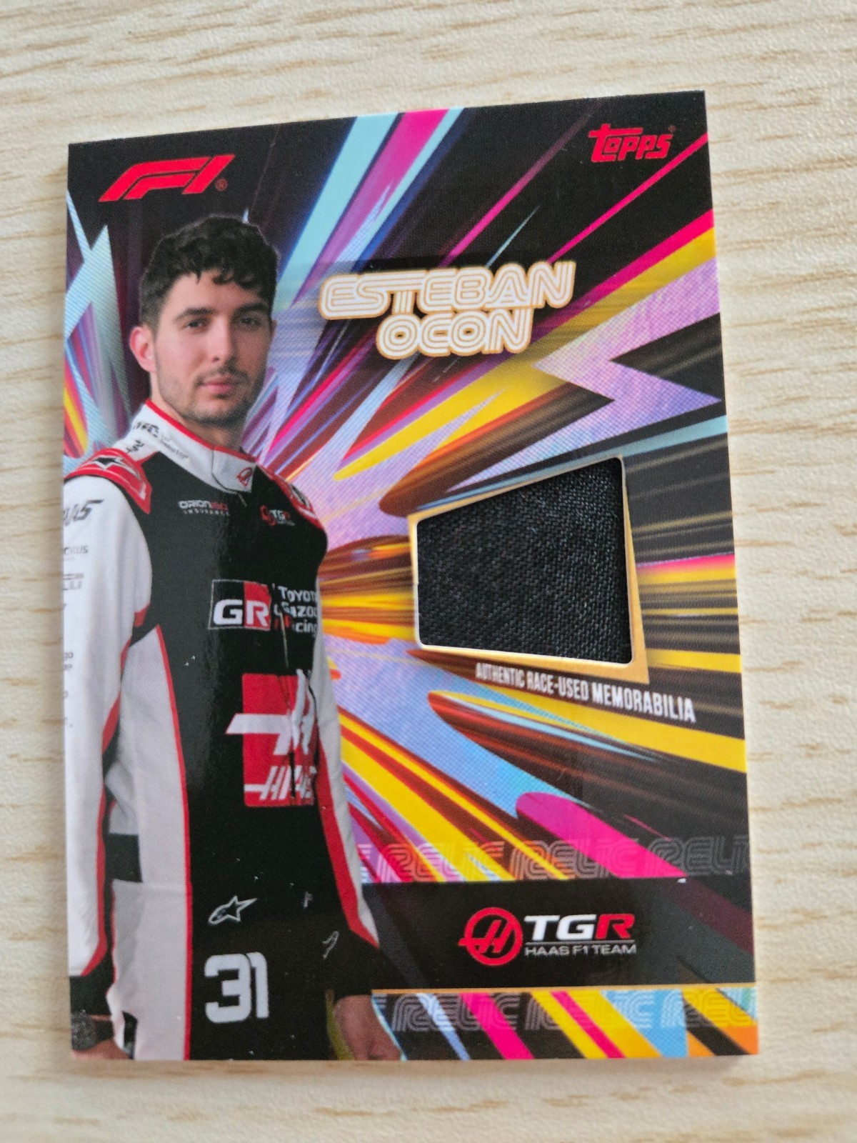 Esteban Ocon Topps F1 Turbo Attax 2026 Race-used RR-OCO Memorabilia