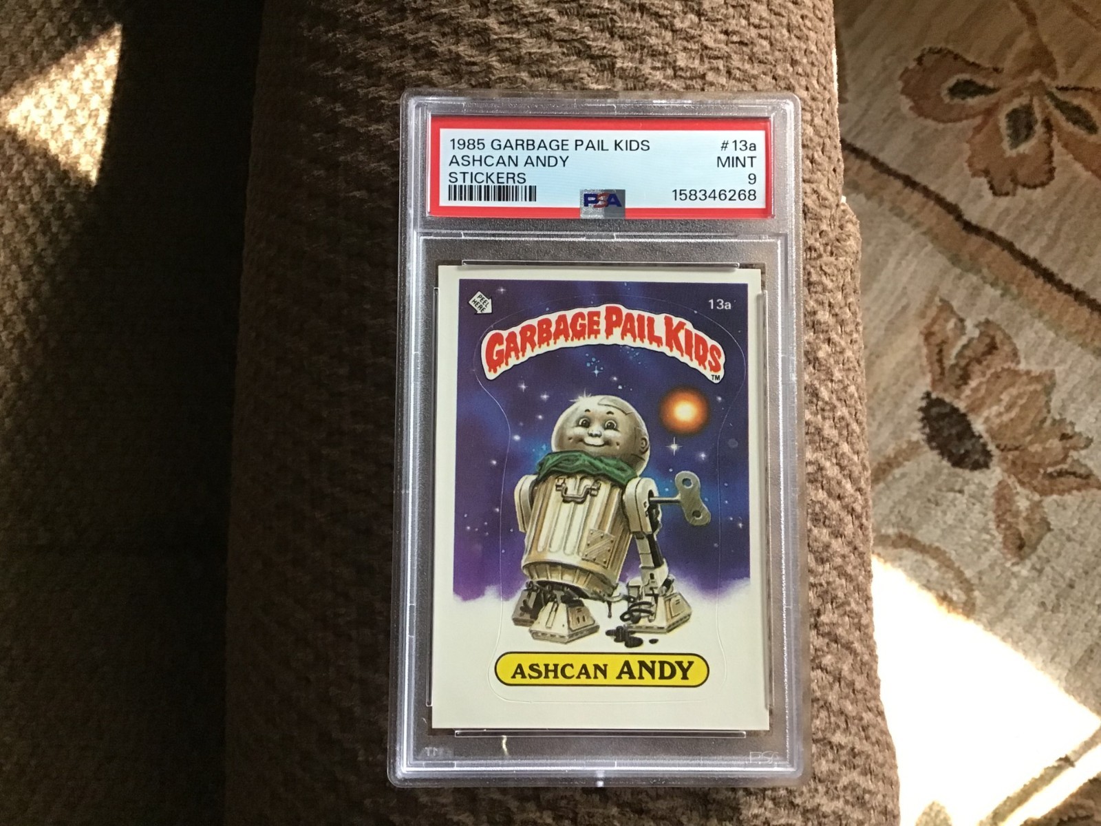 1985 Topps Garbage Pail Kids Series 1 #13a ASHCAN ANDY - Matte Back - PSA 9