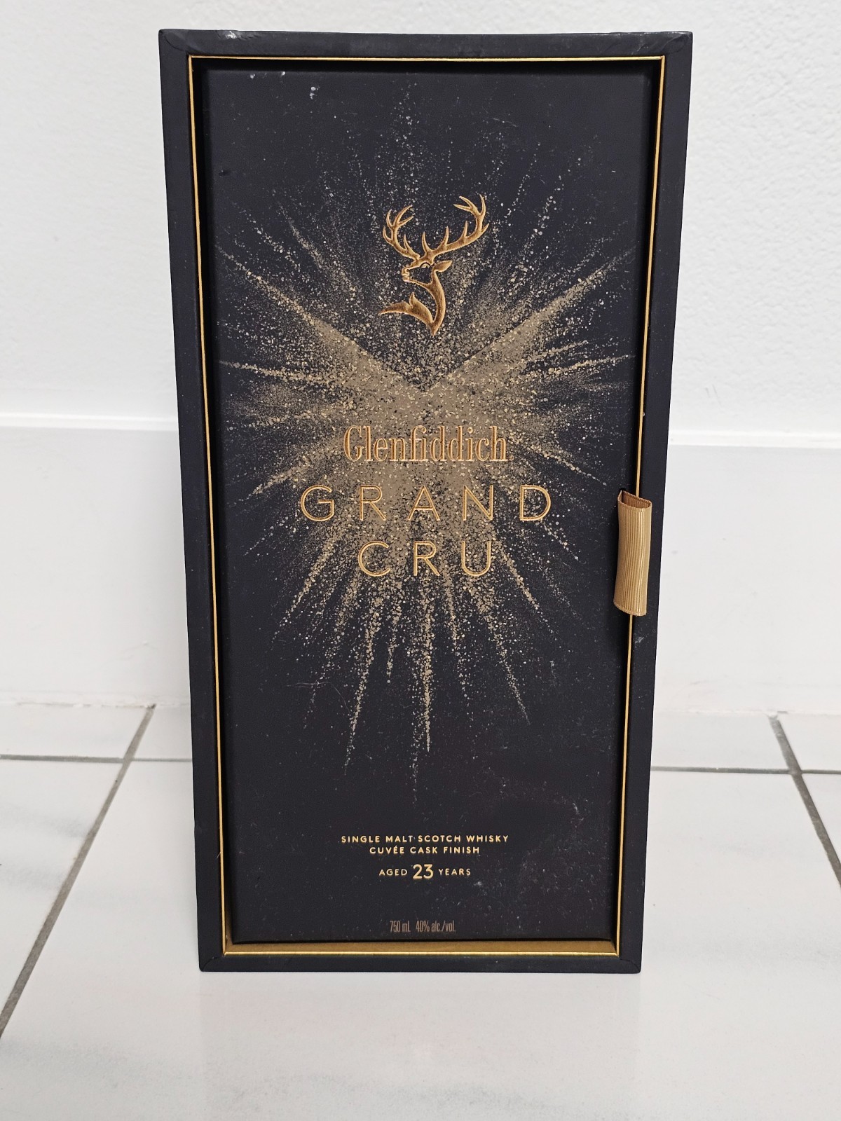 Glenfiddich Grand Cru 23 year Scotch Box and Empty Bottle