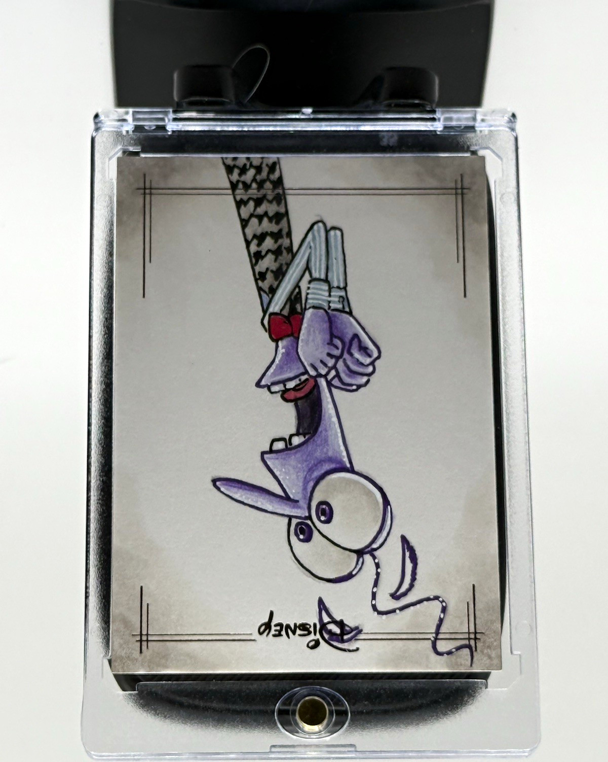 2025 Topps Disney Chrome Inside Out Fear 1/1 Sketch Auto Alex Mins 🔥📈