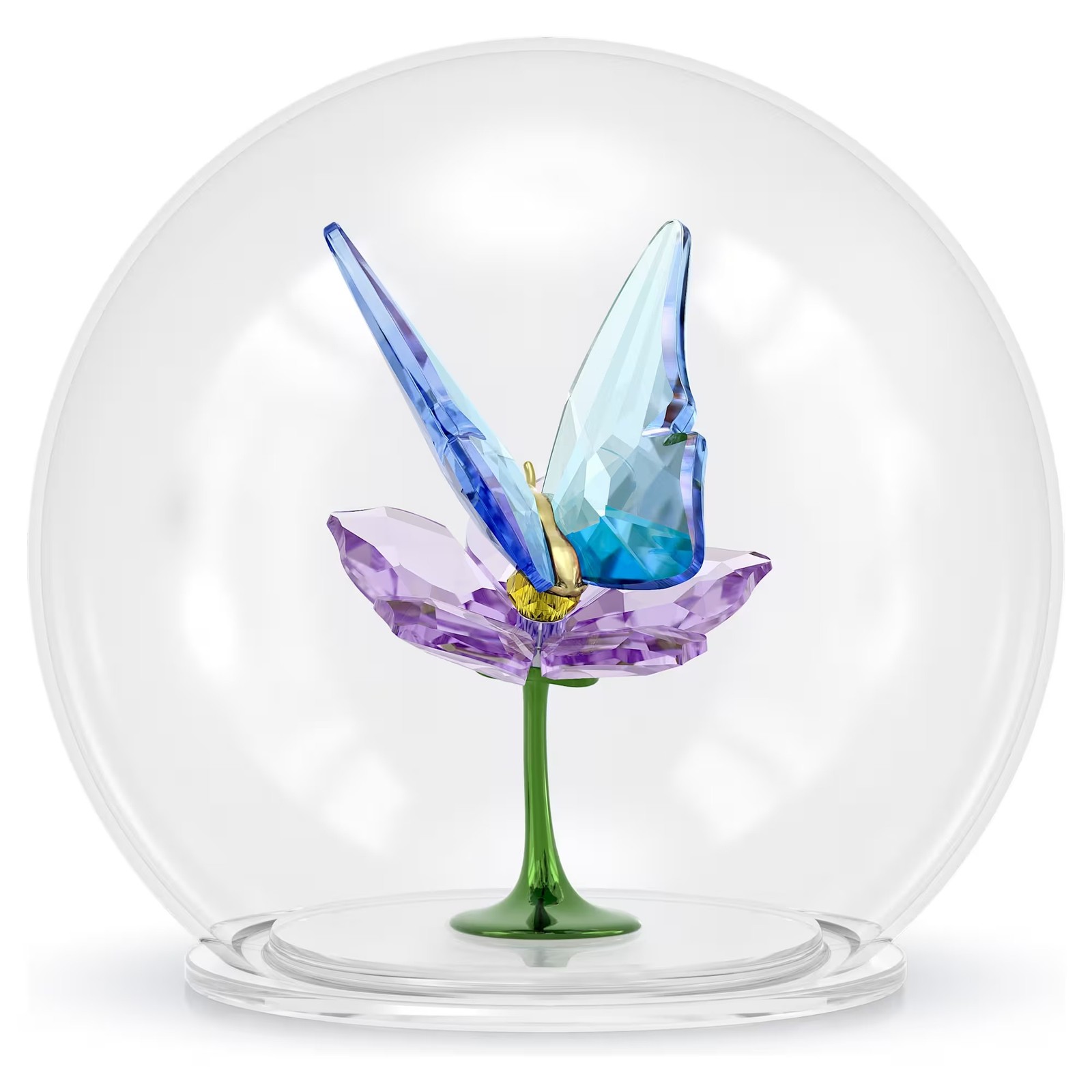 Swarovski Idyllia Glass Ball Butterfly and Flower Figurine Decoration 5721543 Swarovski Idyllia Glass Ball Butterfly and Flower Figurine Decoration 5721543