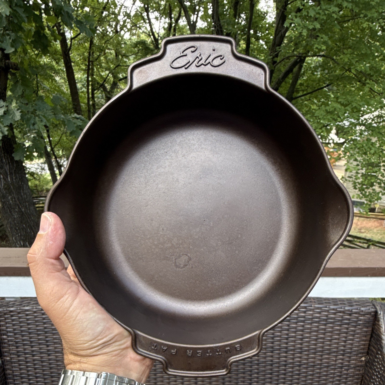 Butter Pat Industries Eric Cast Iron Made in USA RARE