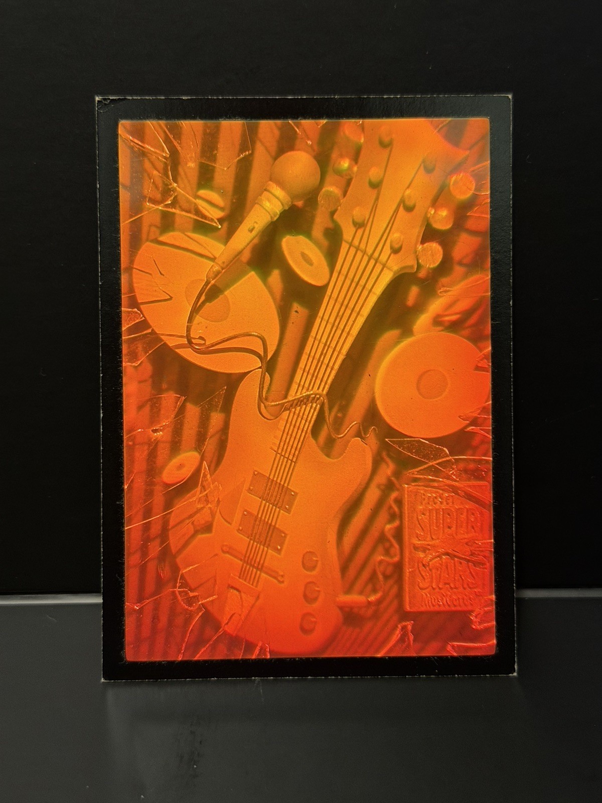 1991 Proset Superstar Hologram super rare insert card Musicards Pro Set 1991 Proset Superstar Hologram super rare insert card Musicards Pro Set
