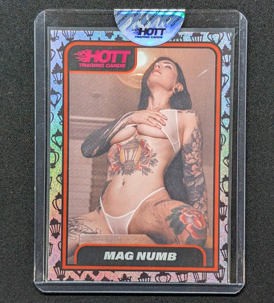 Hott Trading Cards - #28 Mag Numb Silver Foil Black Lanterns /100 Hott Trading Cards - #28 Mag Numb Silver Foil Black Lanterns /100
