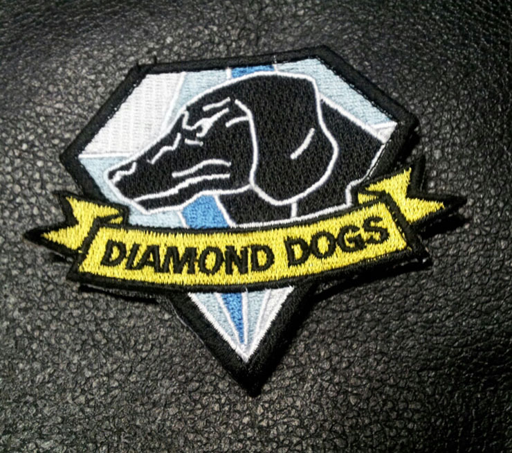 Metal Gear Solid Diamond Dogs Embroidered Tactical Hook Fastener Patch 3.25 Inch Metal Gear Solid Diamond Dogs Embroidered Tactical Hook Fastener Patch 3.25 Inch