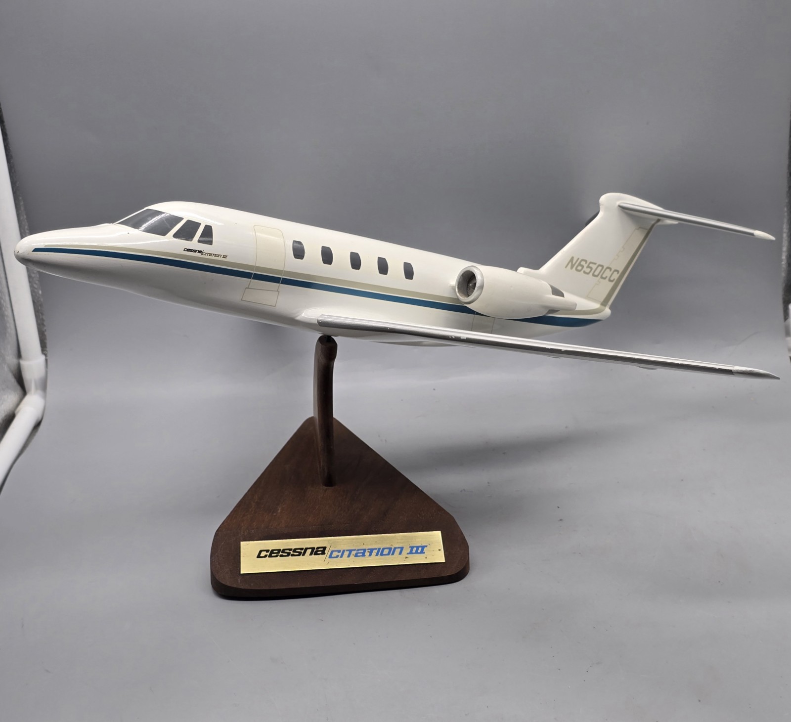 Cessna Citation III N650CC Display Model Airplane Custom Cessna Citation III N650CC Display Model Airplane Custom