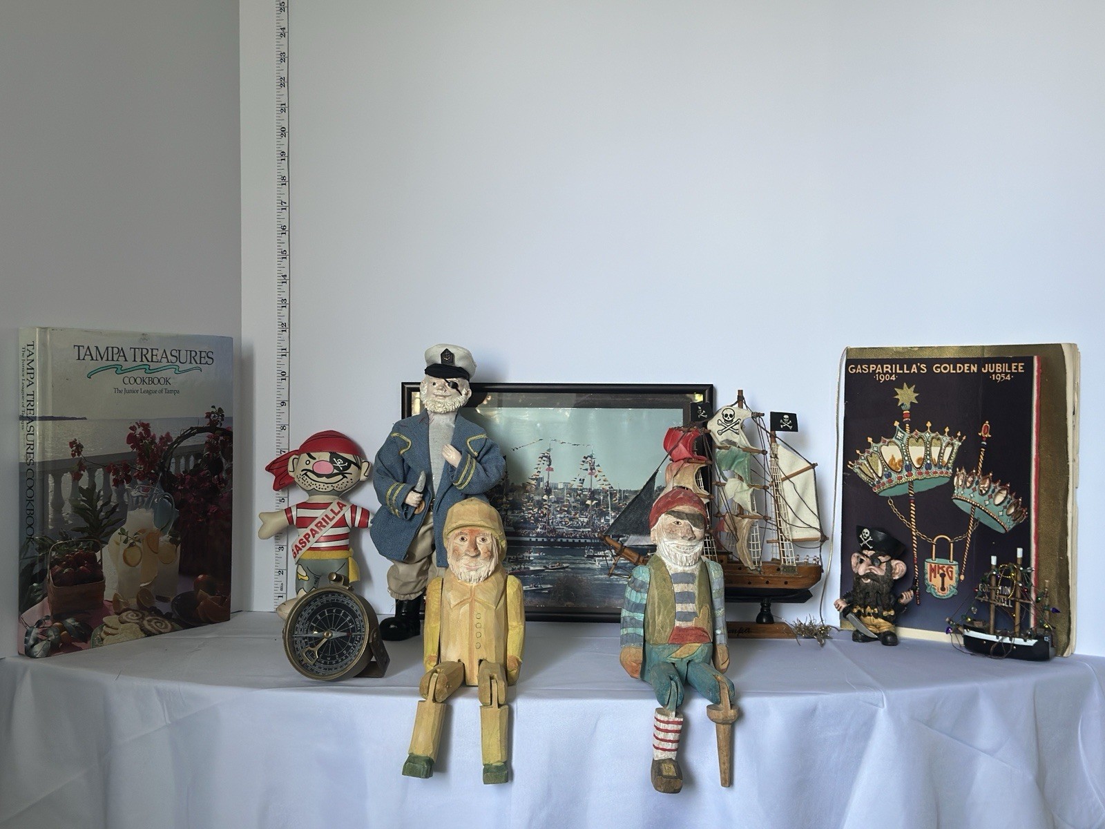 Historic 1954 Gasparilla Golden Jubilee Collection Rare Tampa Fl Pirate Ephemera