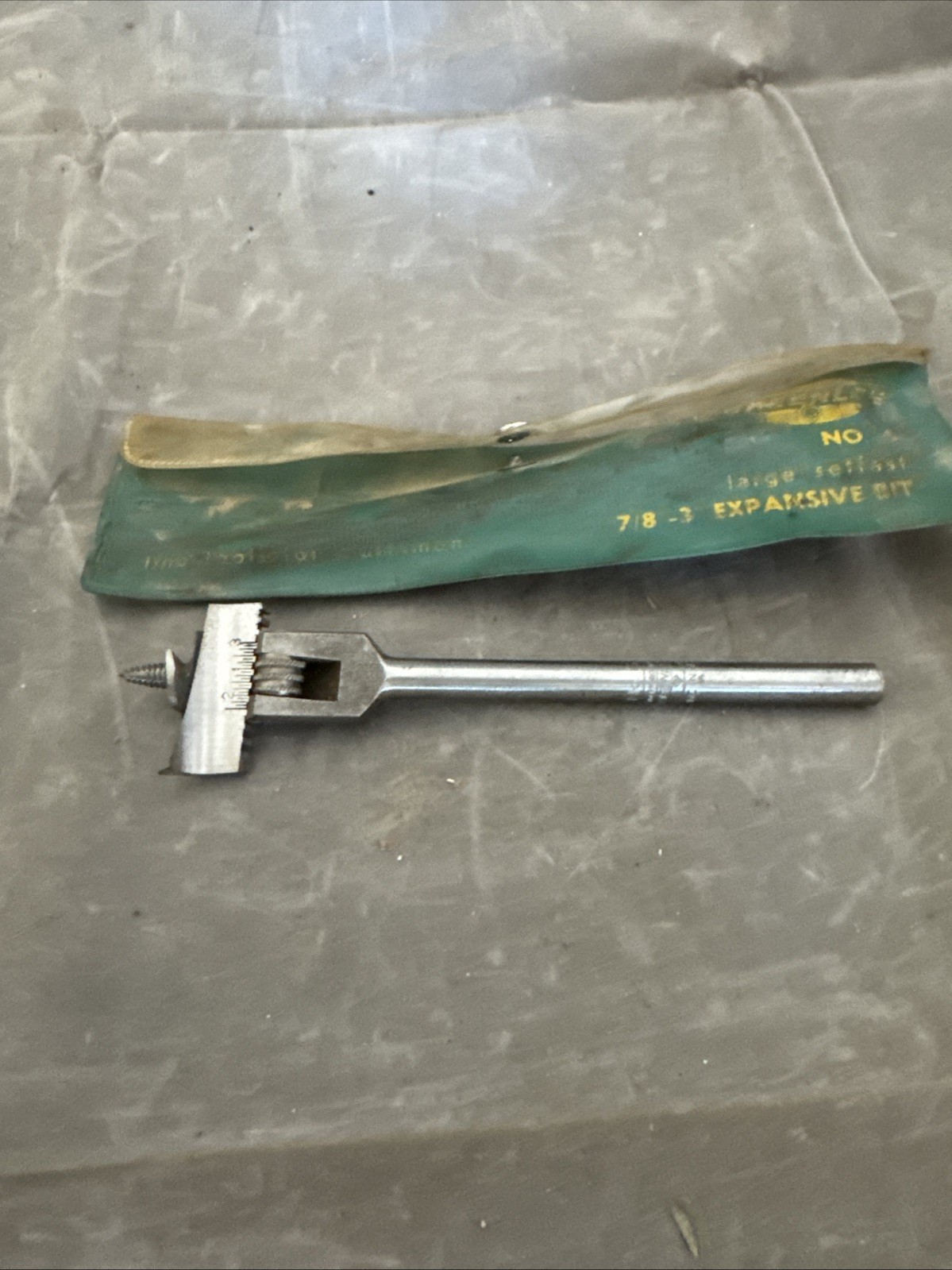 Vintage Greenlee Expansion Drill Bit 7/8\