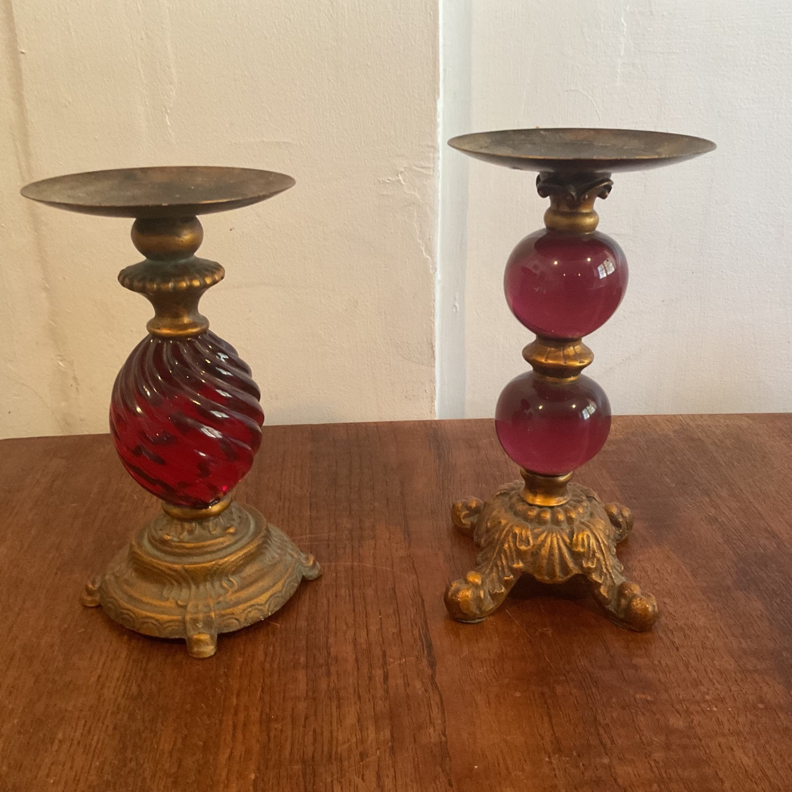 Vintage Pair Set of Candlesticks Vintage Pair Set of Candlesticks