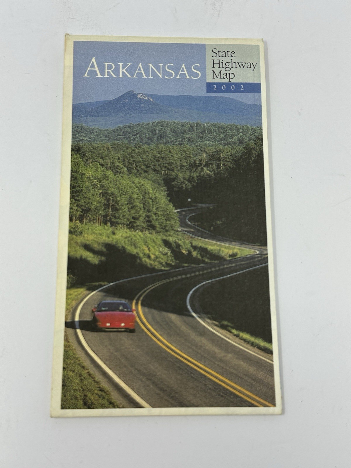 Vintage 2002 Map of Arkansas Department of Transportation Road Map U8